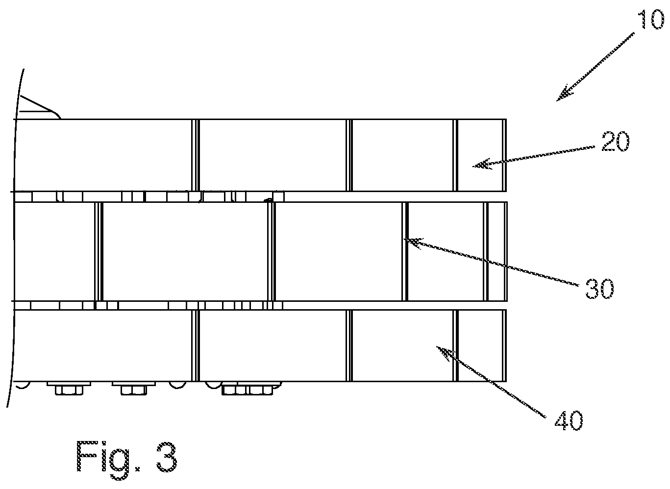 Patent US12129130 Figure 3 – Device and method for transporting containers