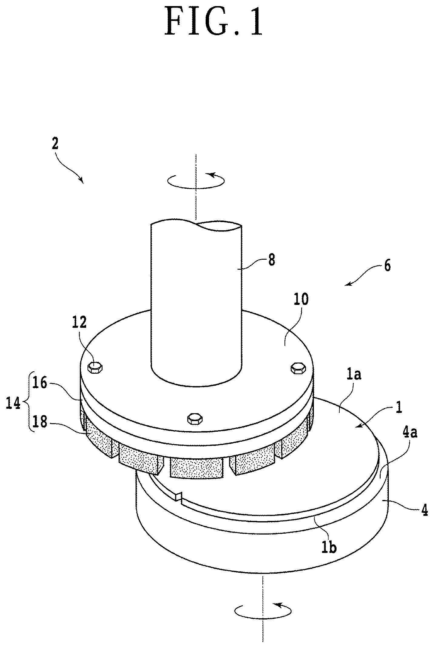 Patent US12129131 Figure 1 – Suction holding table and processing apparatus