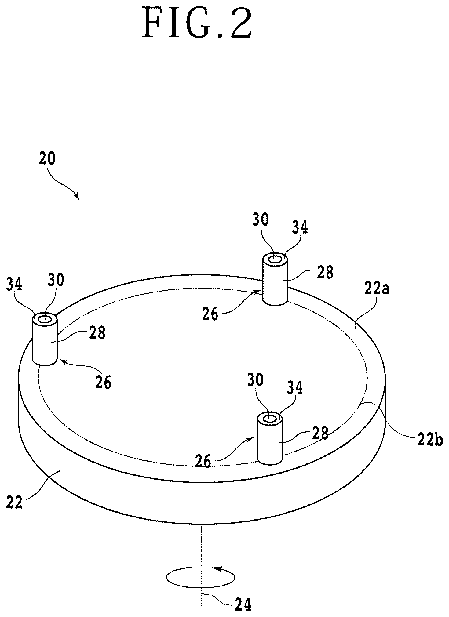 Patent US12129131 Figure 2 – Suction holding table and processing apparatus