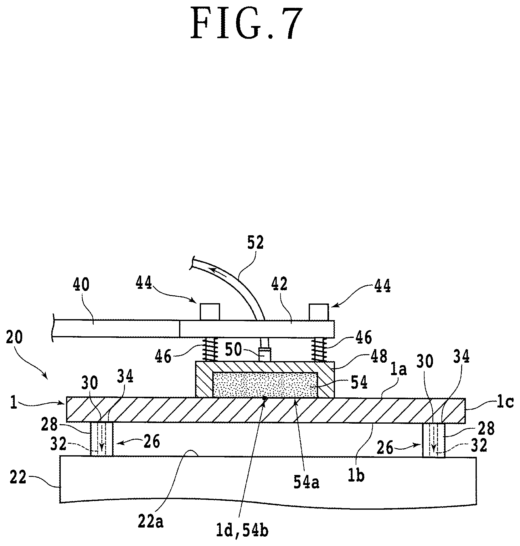 Patent US12129131 Figure 7 – Suction holding table and processing apparatus