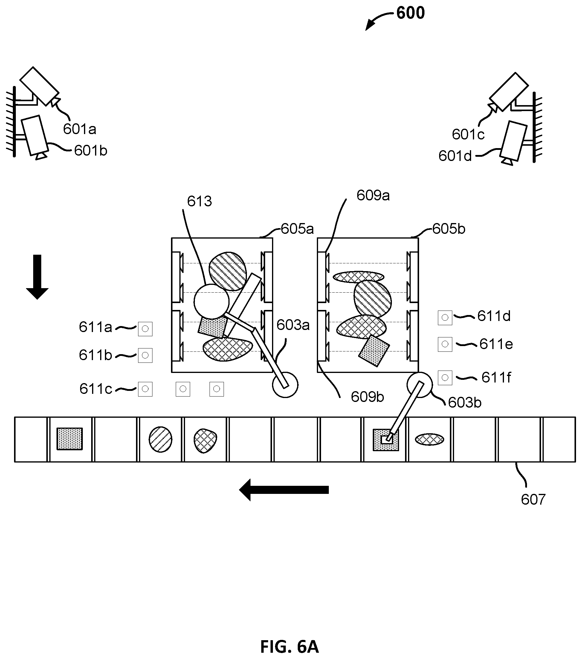 Patent US12129132 Figure 14 – Singulation of arbitrary mixed items