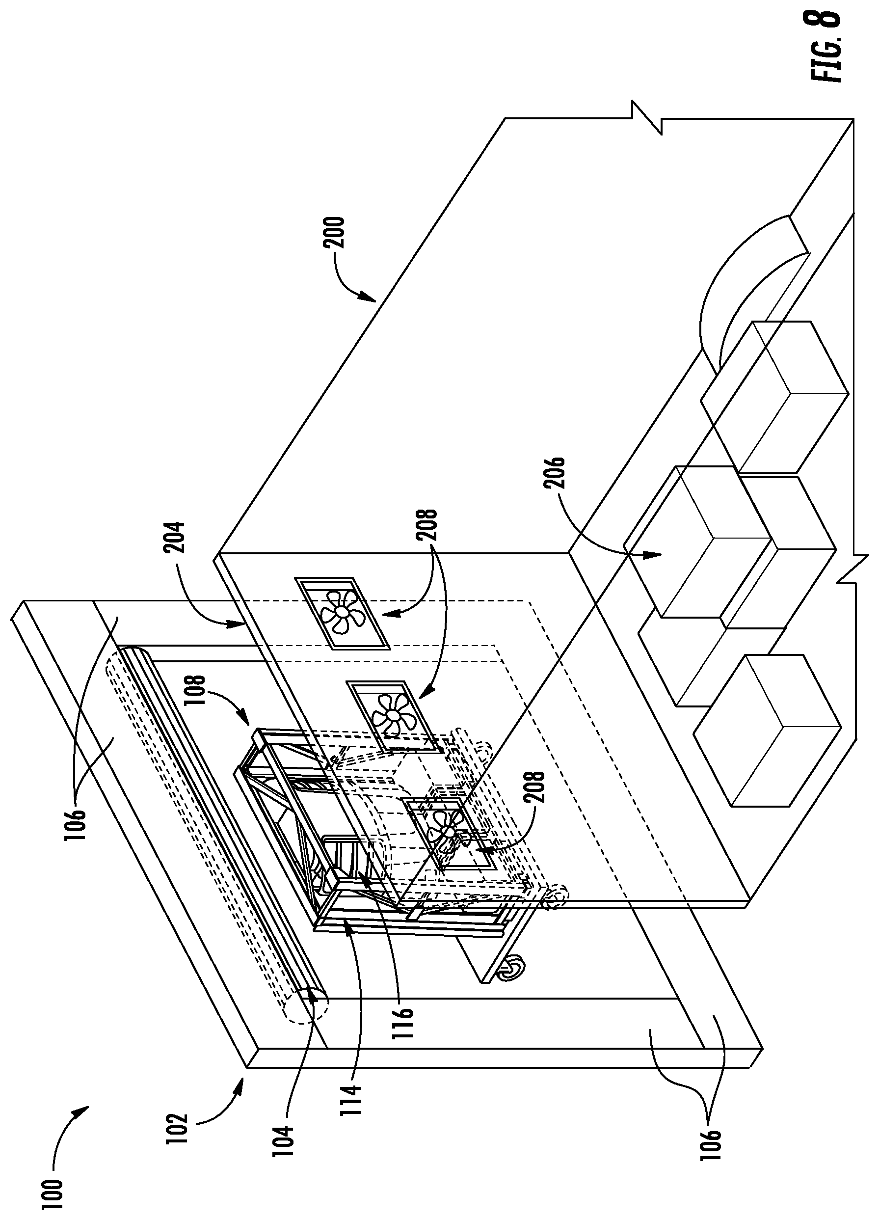 Patent US12129134 Figure 8 – Temperature control docking system