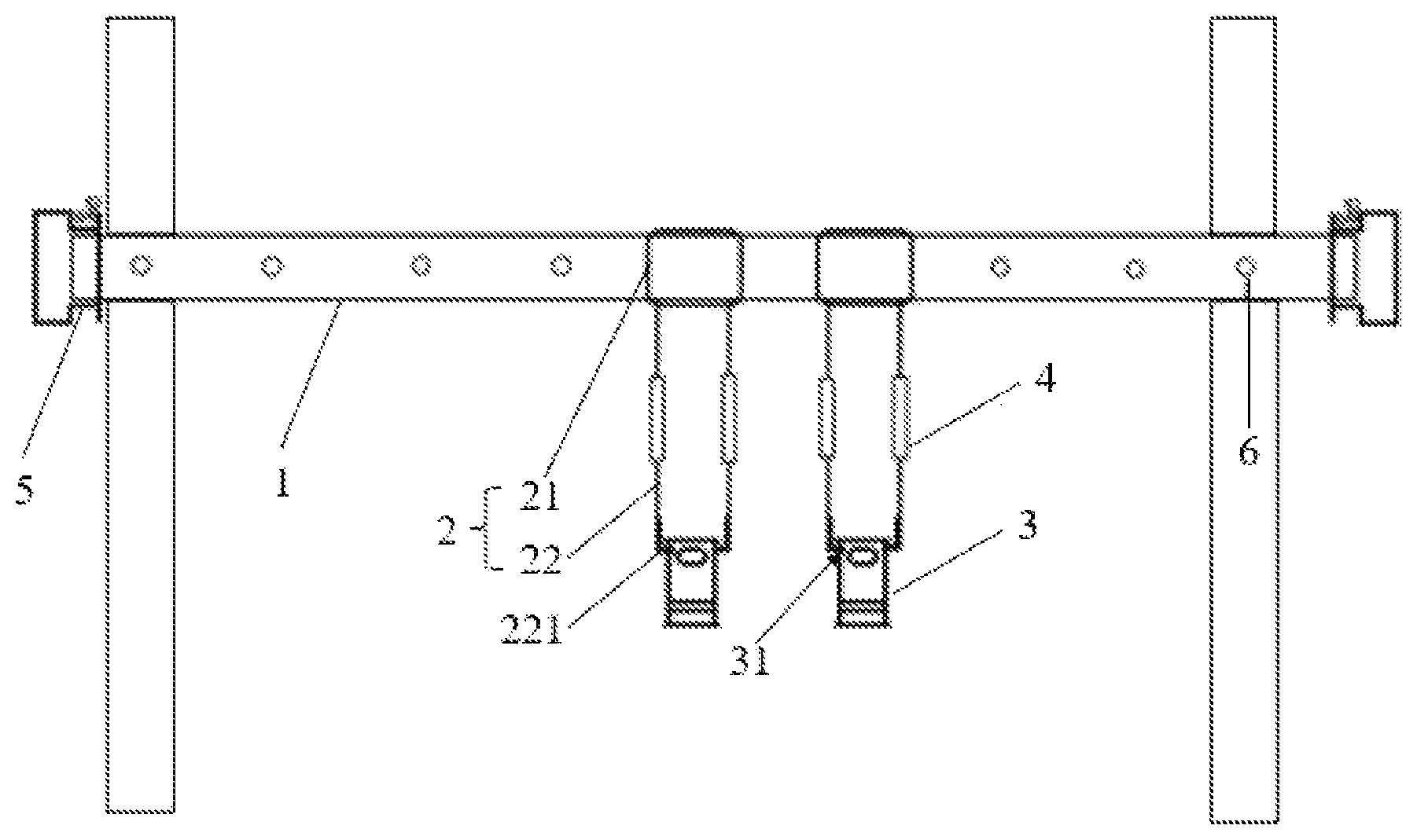 Patent US12129135 Figure 1 – Transportation device for fruit and vegetable picking in solar greenhouse