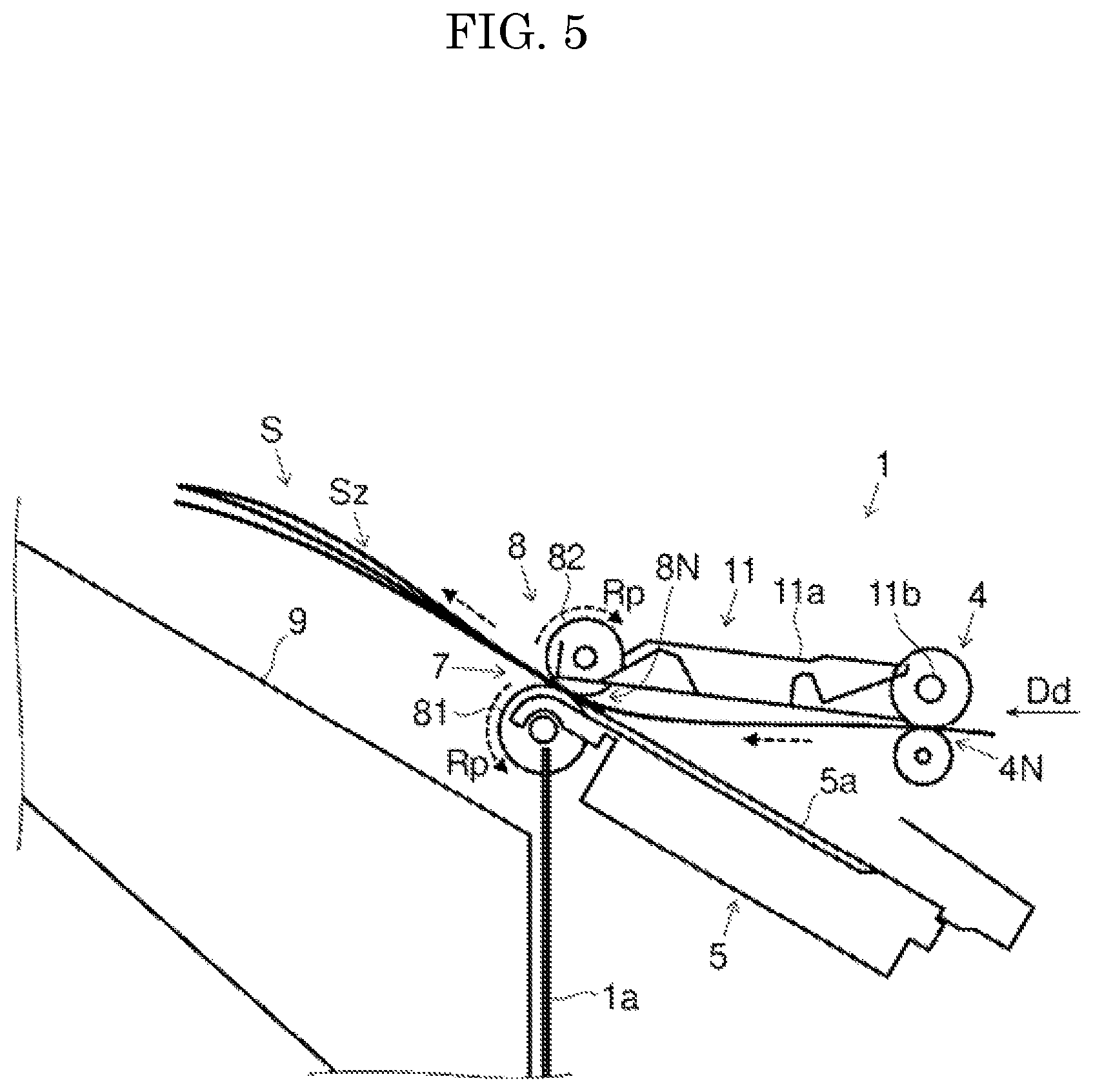 Patent US12129139 Figure 5 – Sheet post-processing apparatus and image forming system