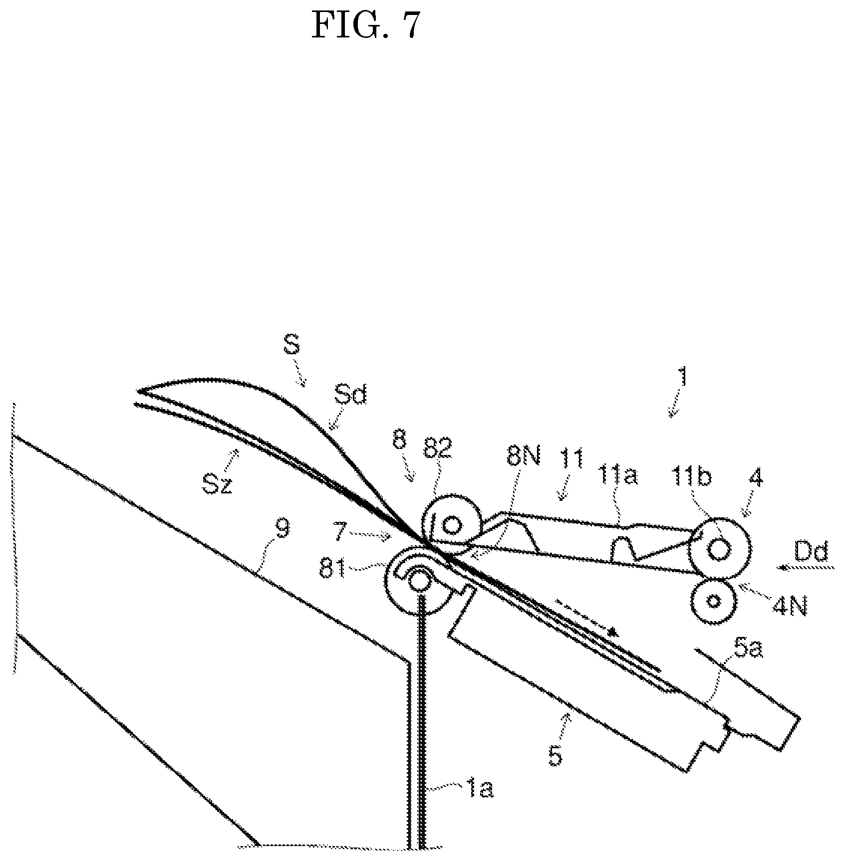 Patent US12129139 Figure 7 – Sheet post-processing apparatus and image forming system