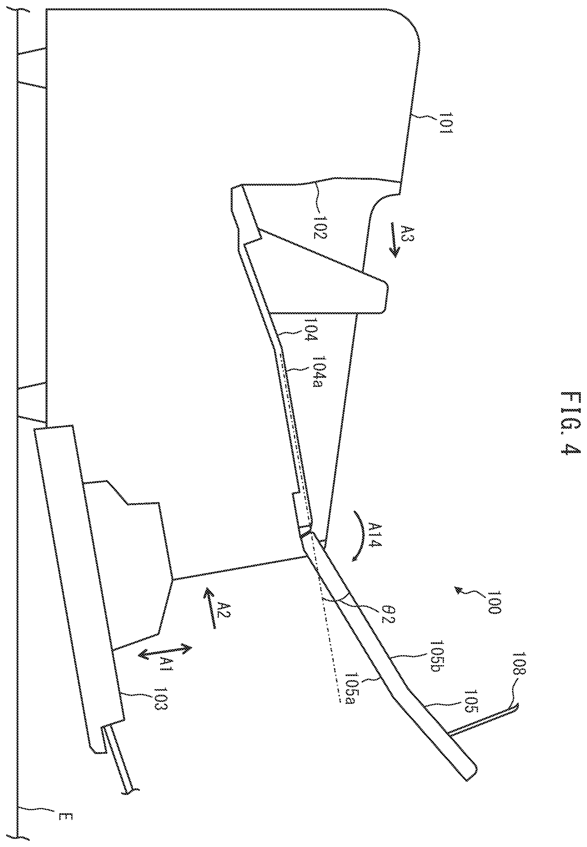 Patent US12129141 Figure 4 – Medium ejection apparatus to change angle of extension tray
