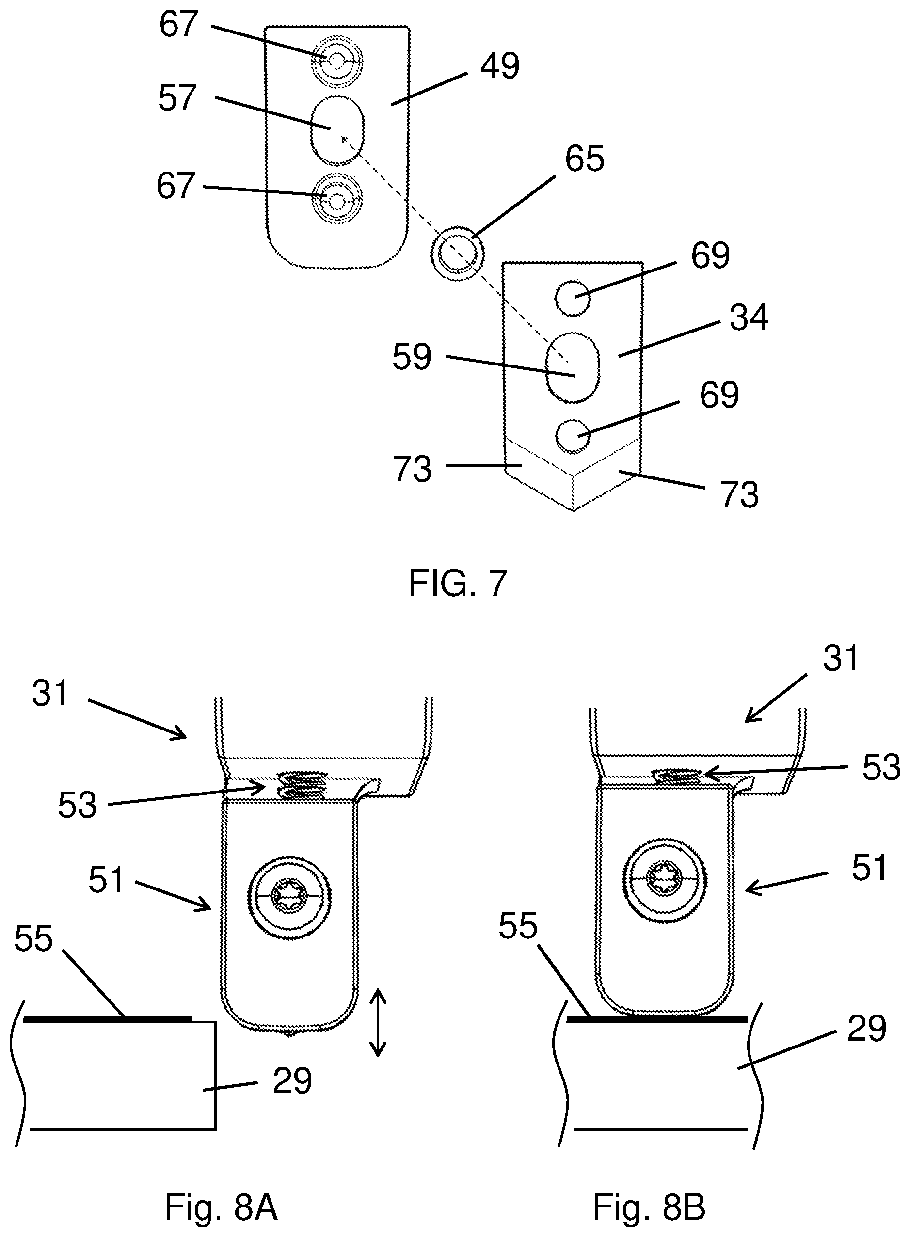 Patent US12129142 Figure 8 – Cutter for self-adhesive linerless endless tape labels