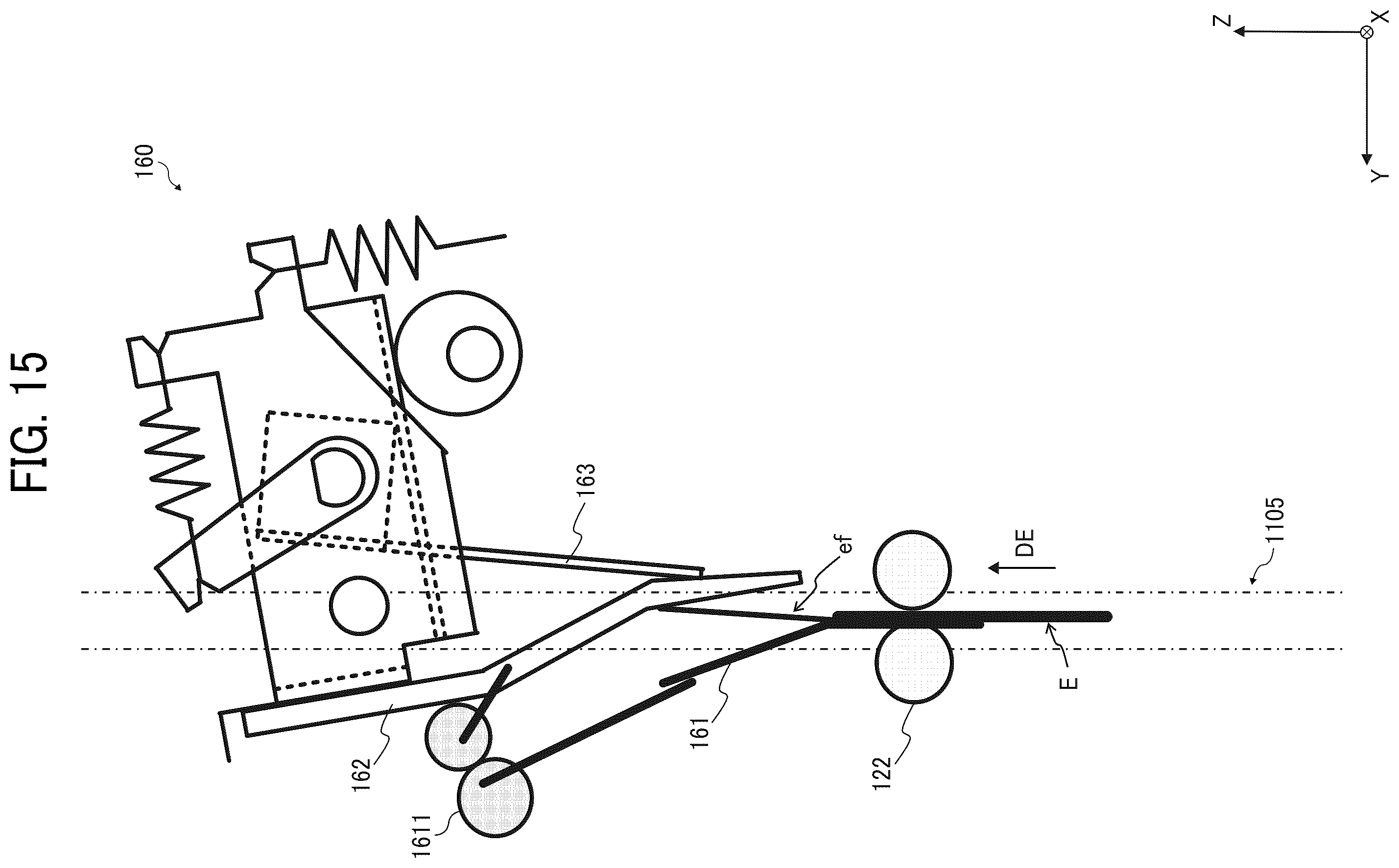 Patent US12129145 Figure 15 – Enclosing apparatus and image forming system