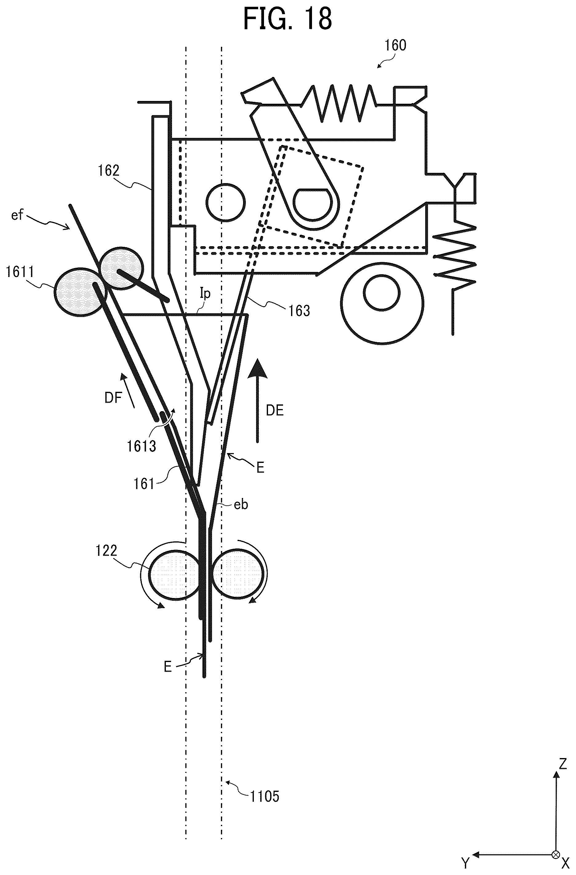 Patent US12129145 Figure 18 – Enclosing apparatus and image forming system