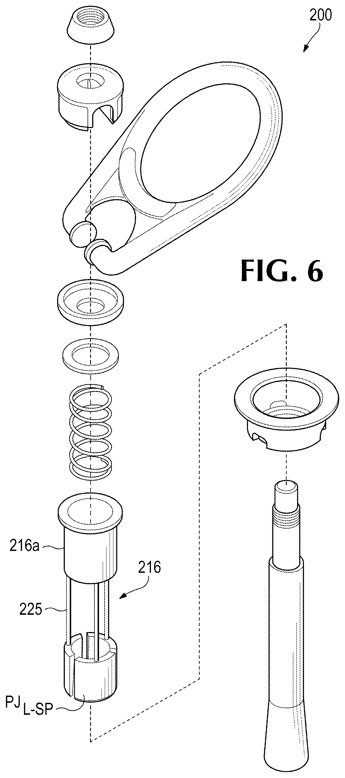 Patent US12129152 Figure 5 – Expansion bolt and pivot and swivel mechanism therefor
