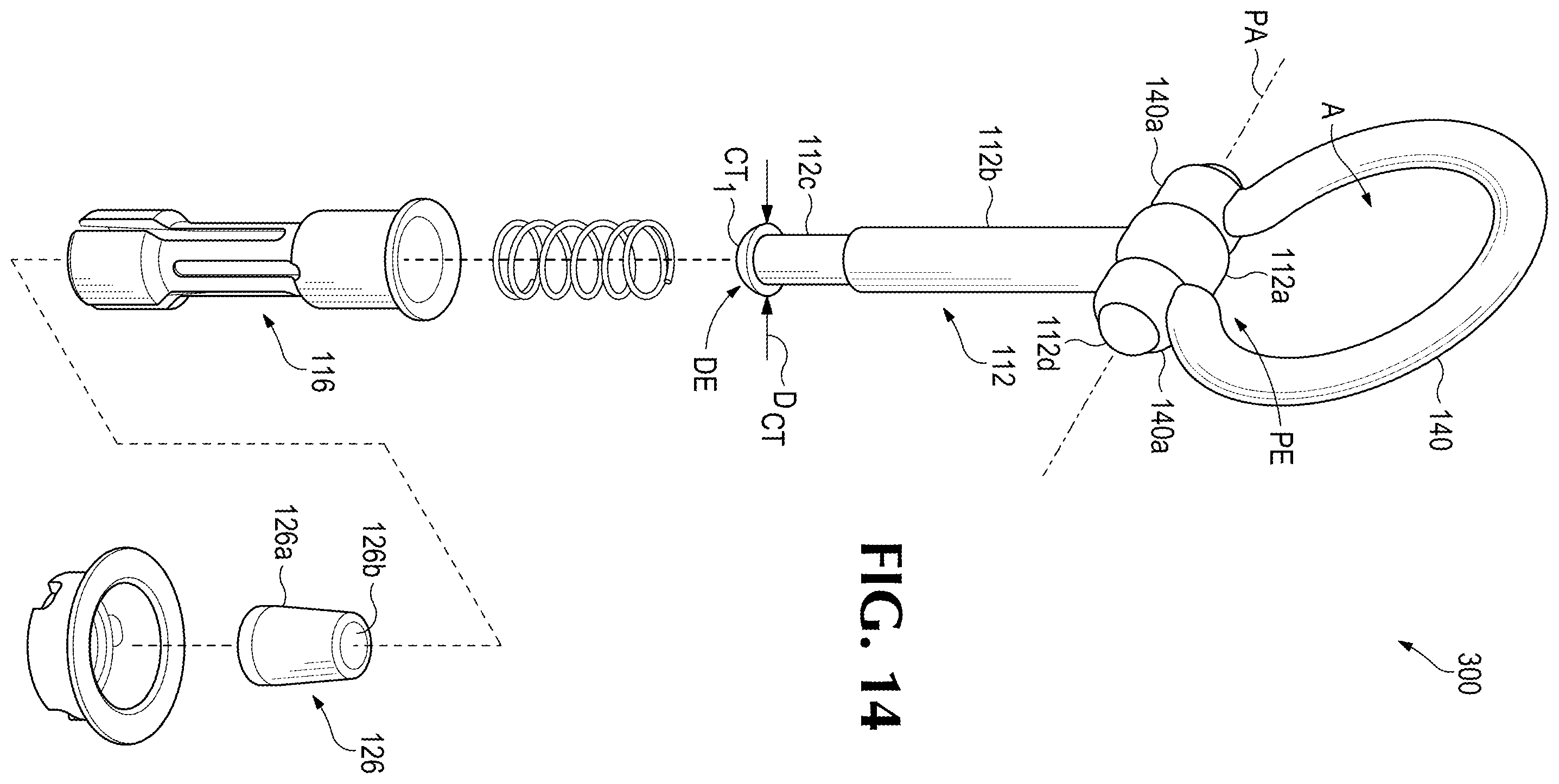 Patent US12129152 Figure 10 – Expansion bolt and pivot and swivel mechanism therefor