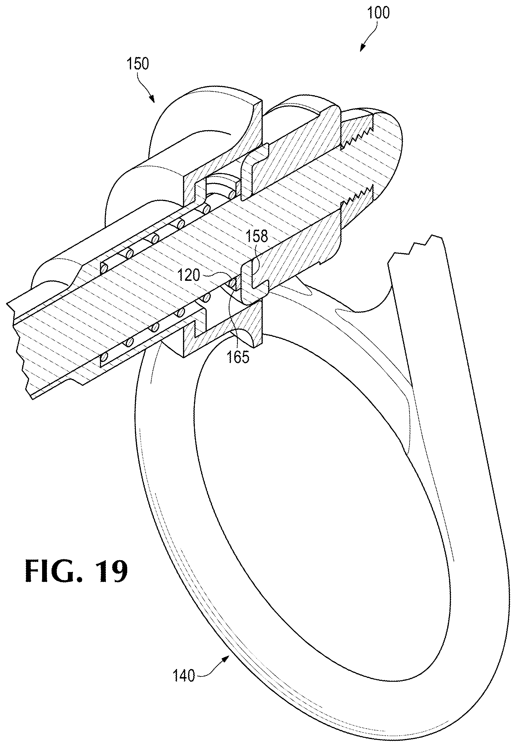 Patent US12129152 Figure 14 – Expansion bolt and pivot and swivel mechanism therefor