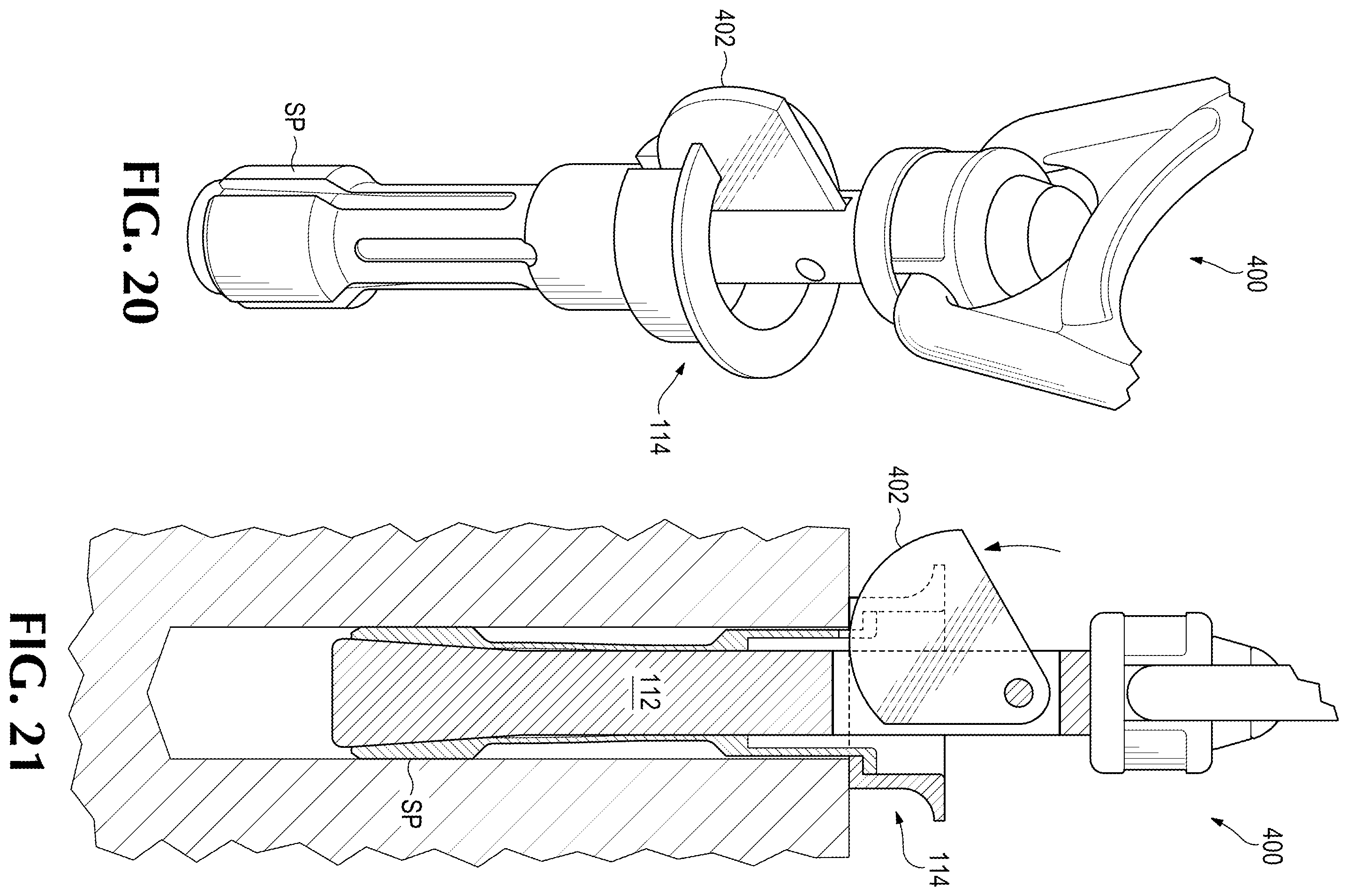 Patent US12129152 Figure 15 – Expansion bolt and pivot and swivel mechanism therefor