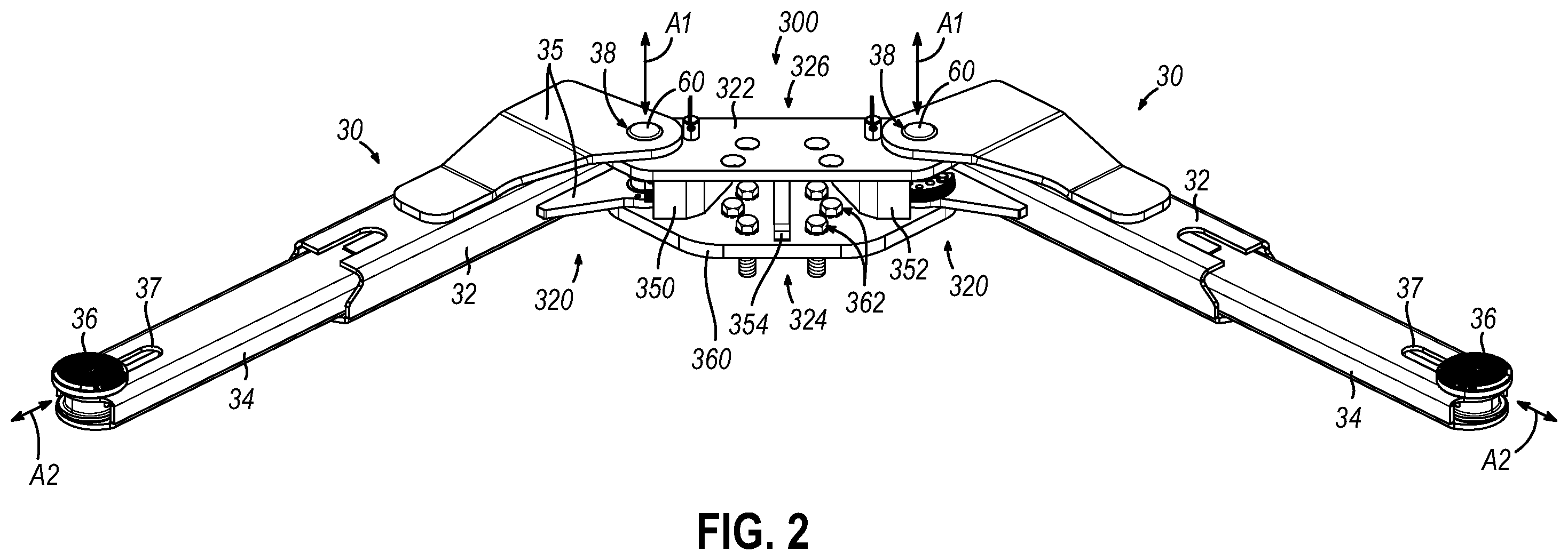 Patent US12129158 Figure 4 – Lift superstructure arm pin