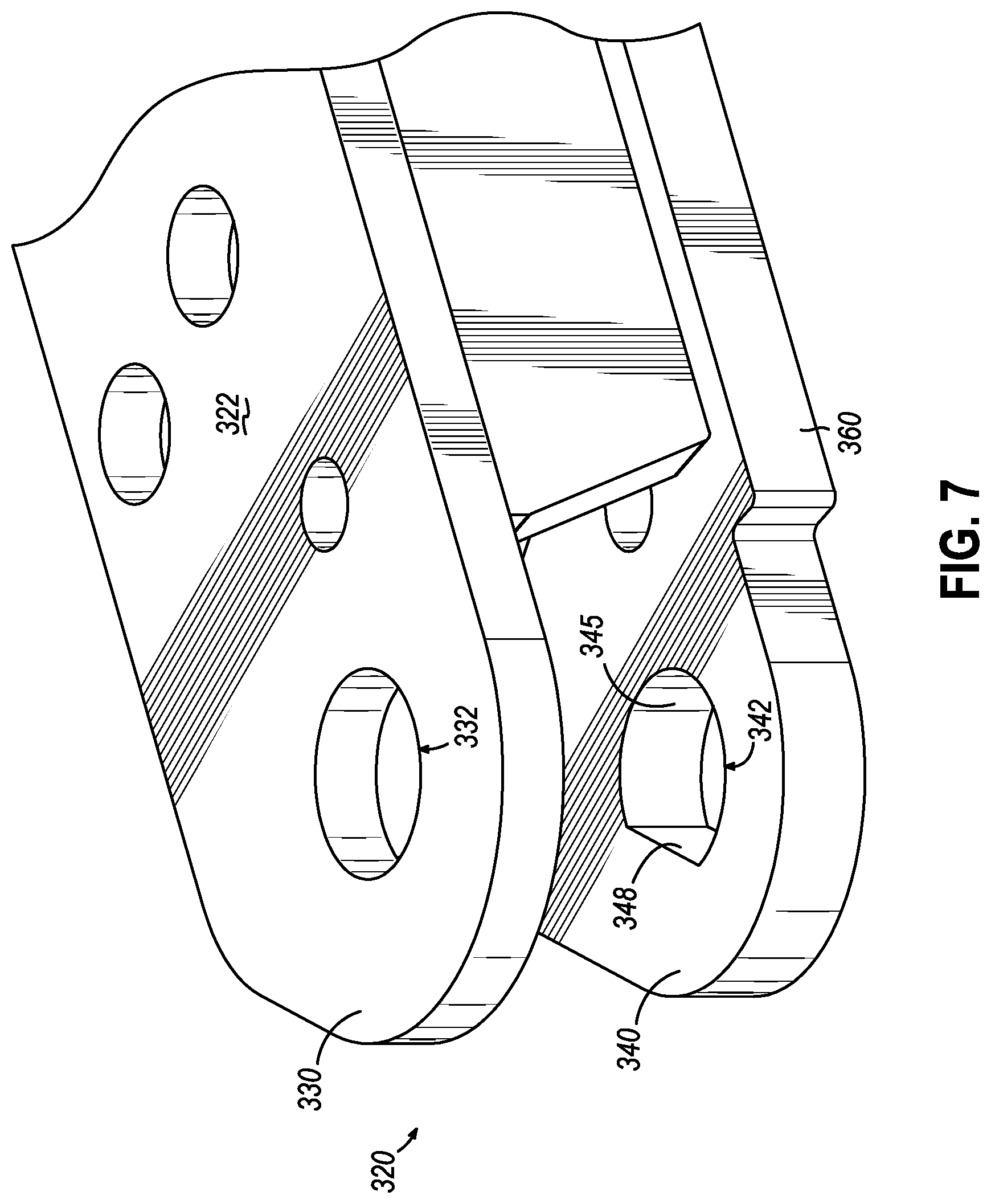 Patent US12129158 Figure 9 – Lift superstructure arm pin