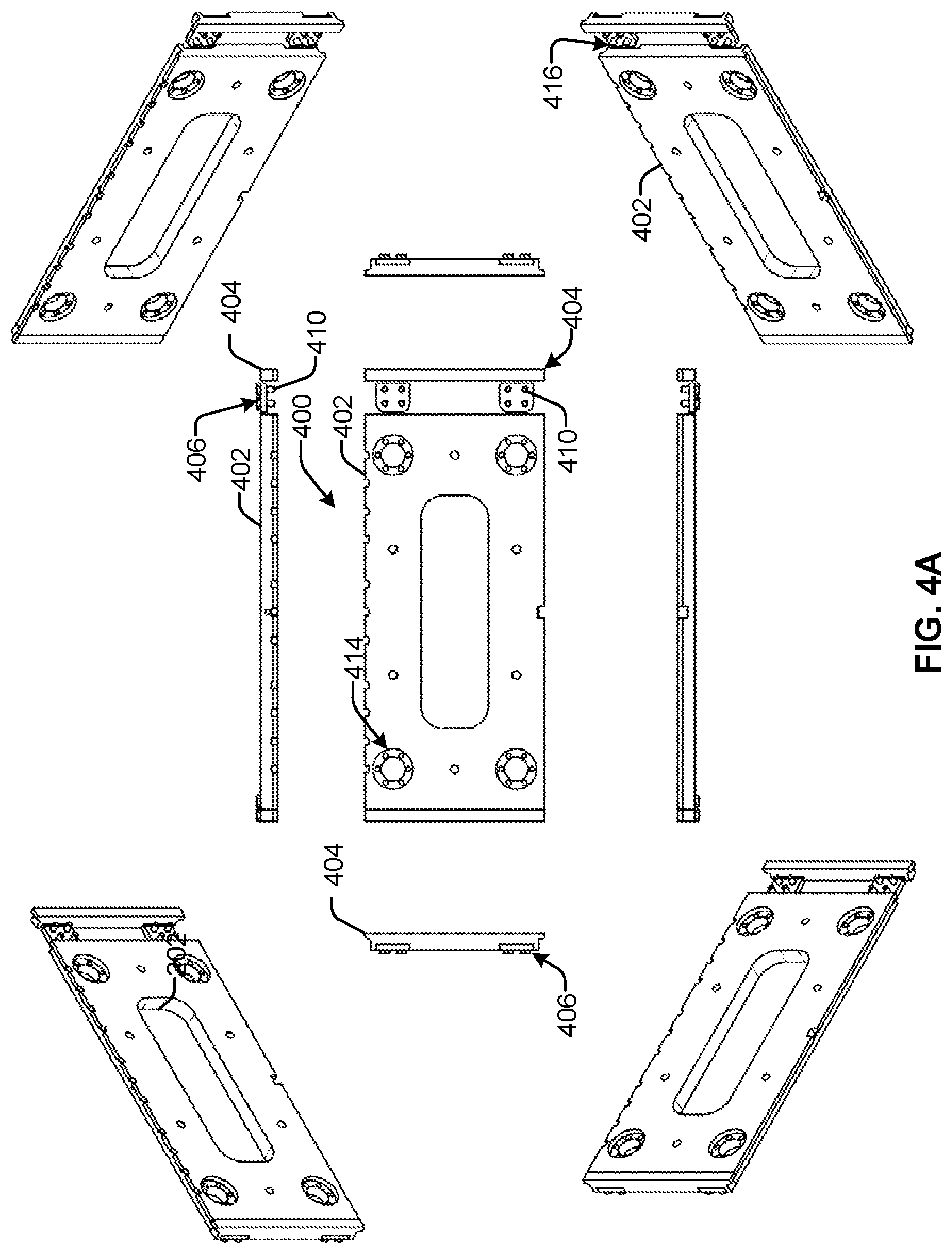 Patent US12129159 Figure 7 – Systems and methods for modular carriage width adjustment