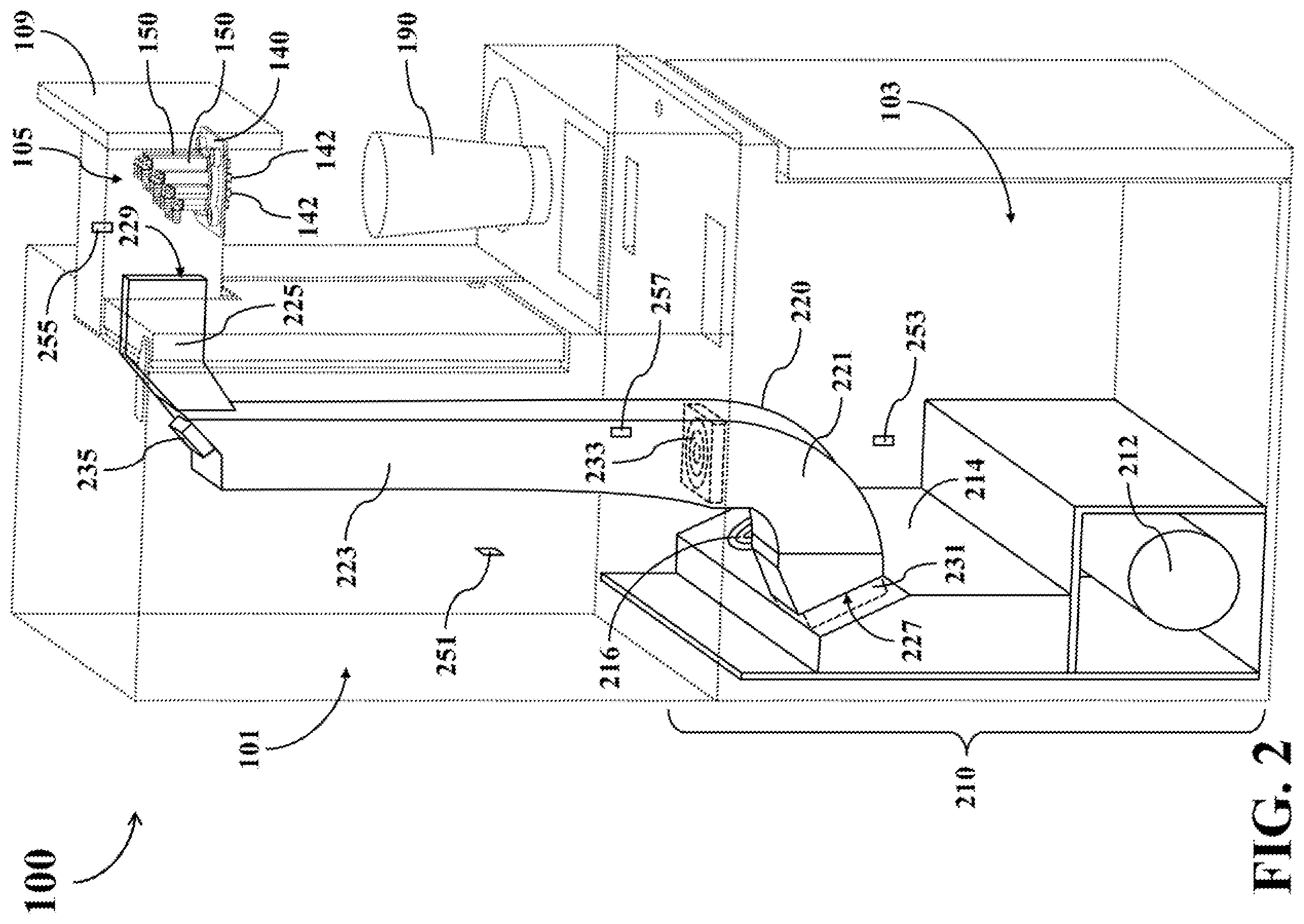 Patent US12129161 Figure 2 – Fluid material dispensing apparatus capable of maintaining fluid material within material transmission path at low temperature