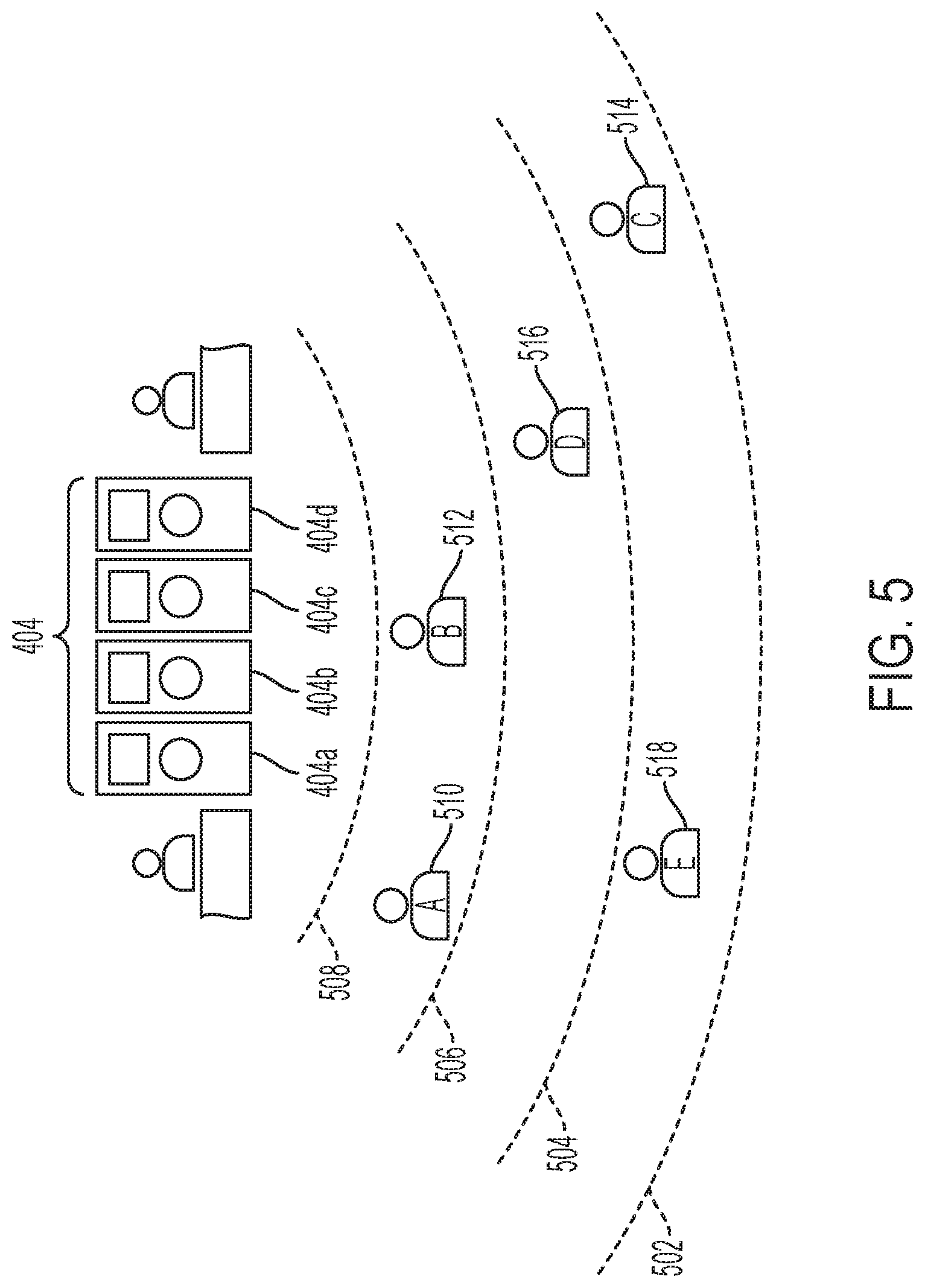Patent US12129163 Figure 5 – Remote beverage selection with a beverage dispenser