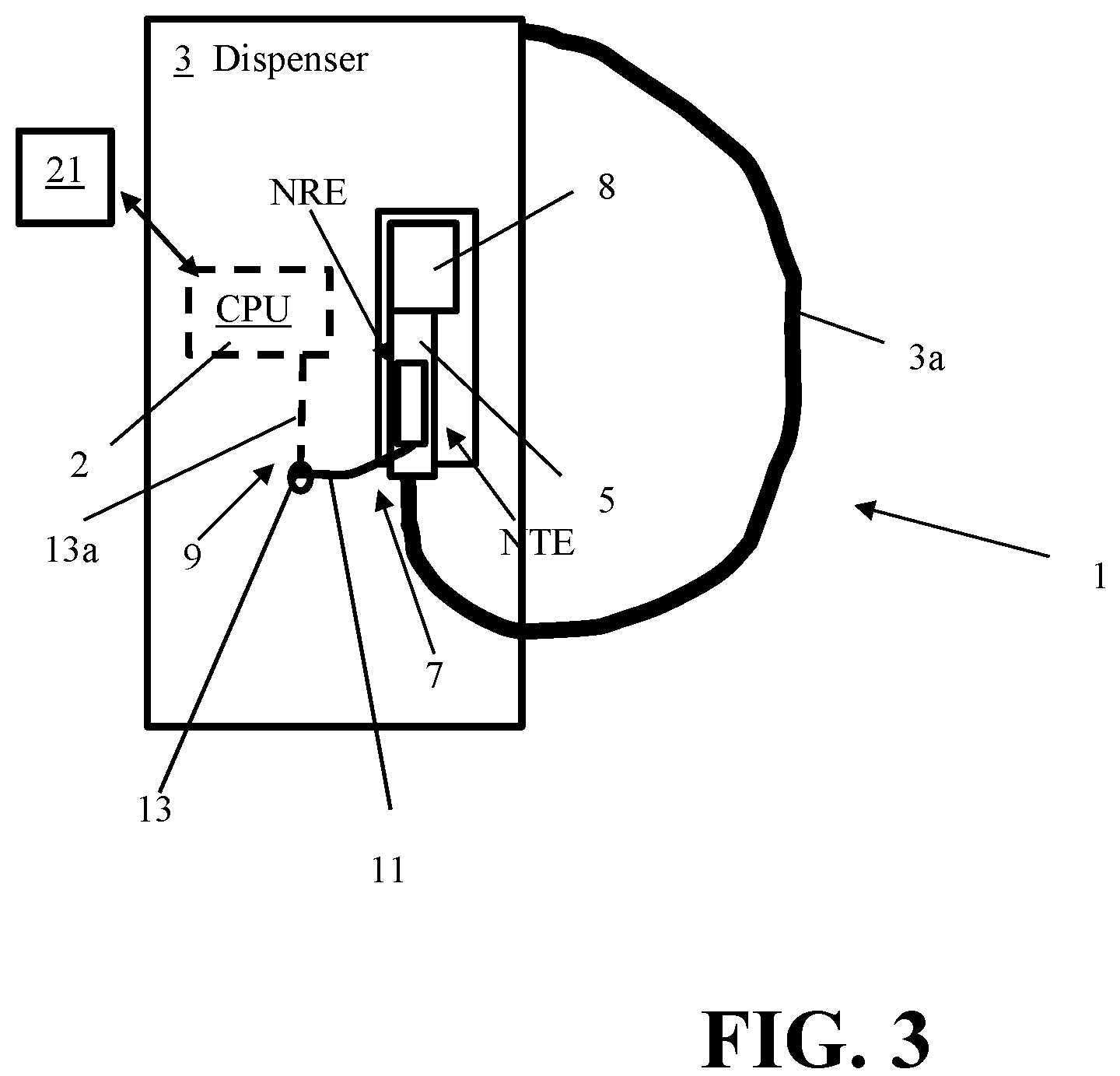 Patent US12129165 Figure 3 – Apparatus and method for fuel dispensing nozzle maintenance or vehicle battery recharging nozzle maintenance