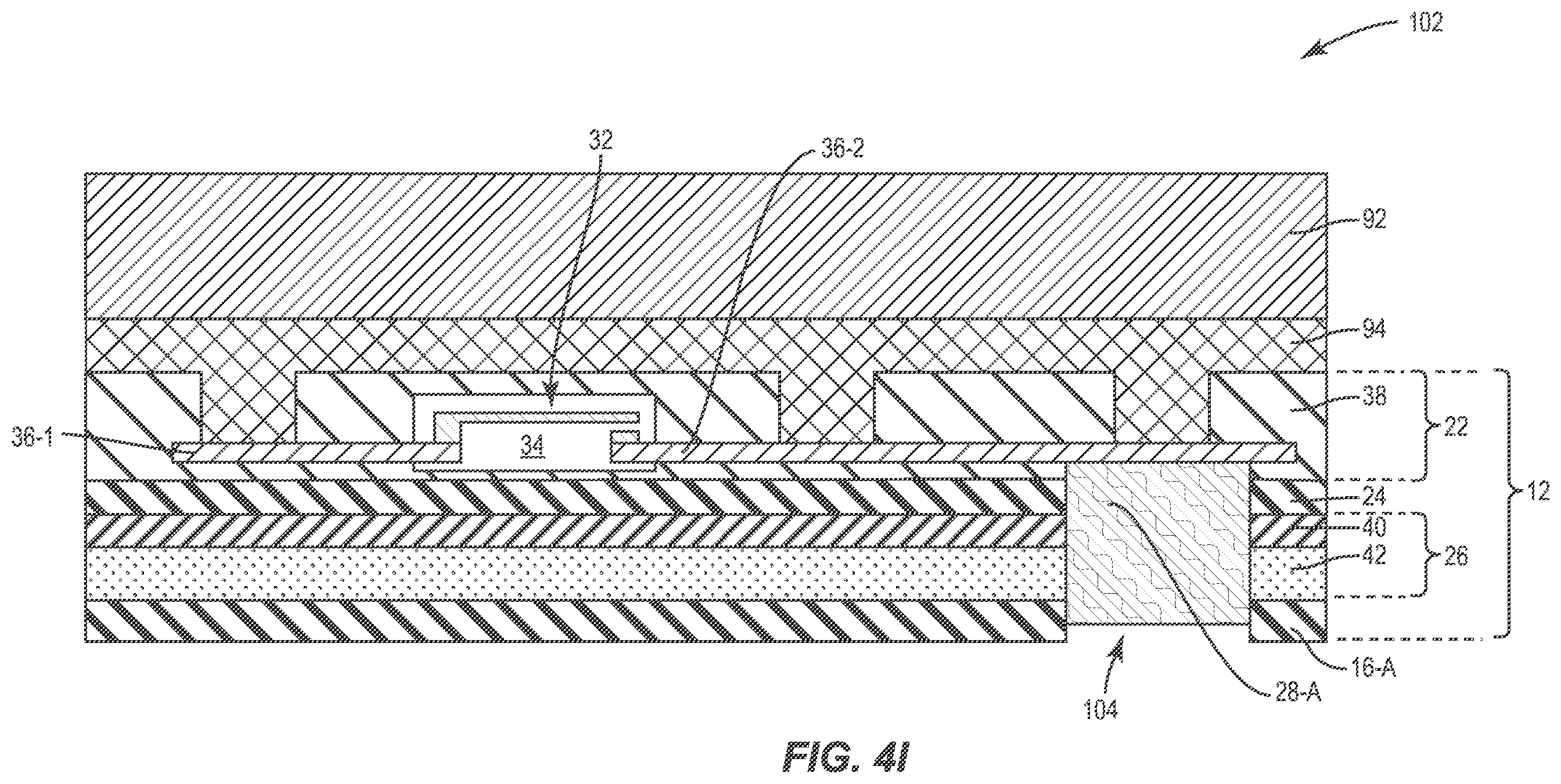 Patent US12129168 Figure 12 – Microelectronics package with vertically stacked MEMS device and controller device
