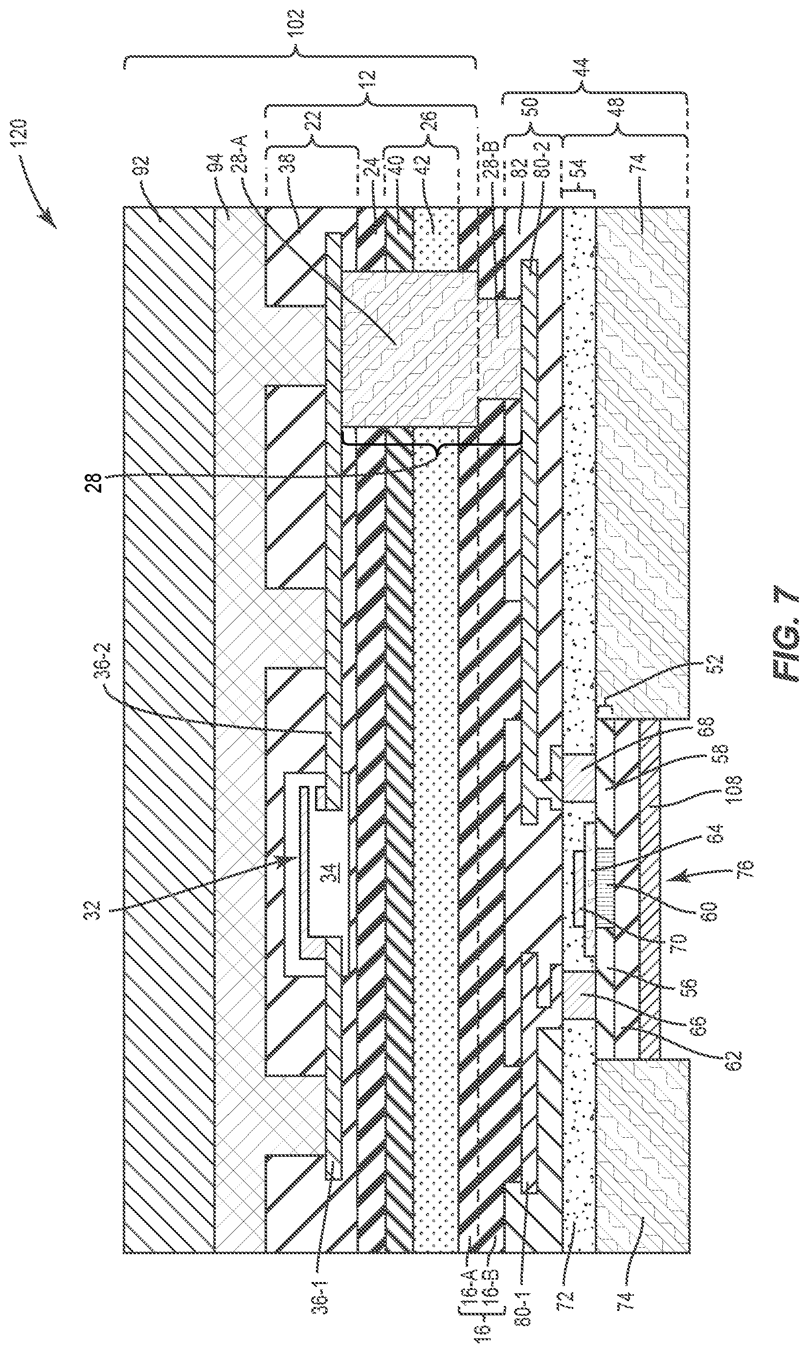 Patent US12129168 Figure 19 – Microelectronics package with vertically stacked MEMS device and controller device