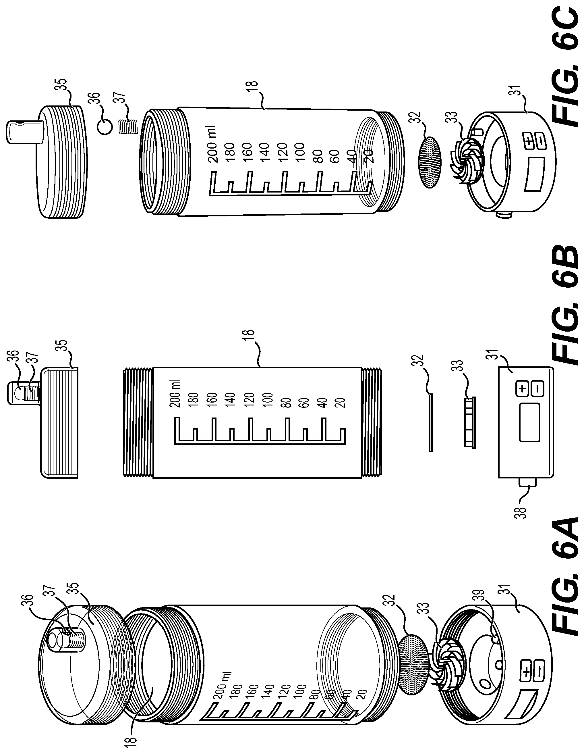 Patent US12129173 Figure 6 – Dual hydrogen and suspension production system using magnesium-aluminum based effervescent tablets