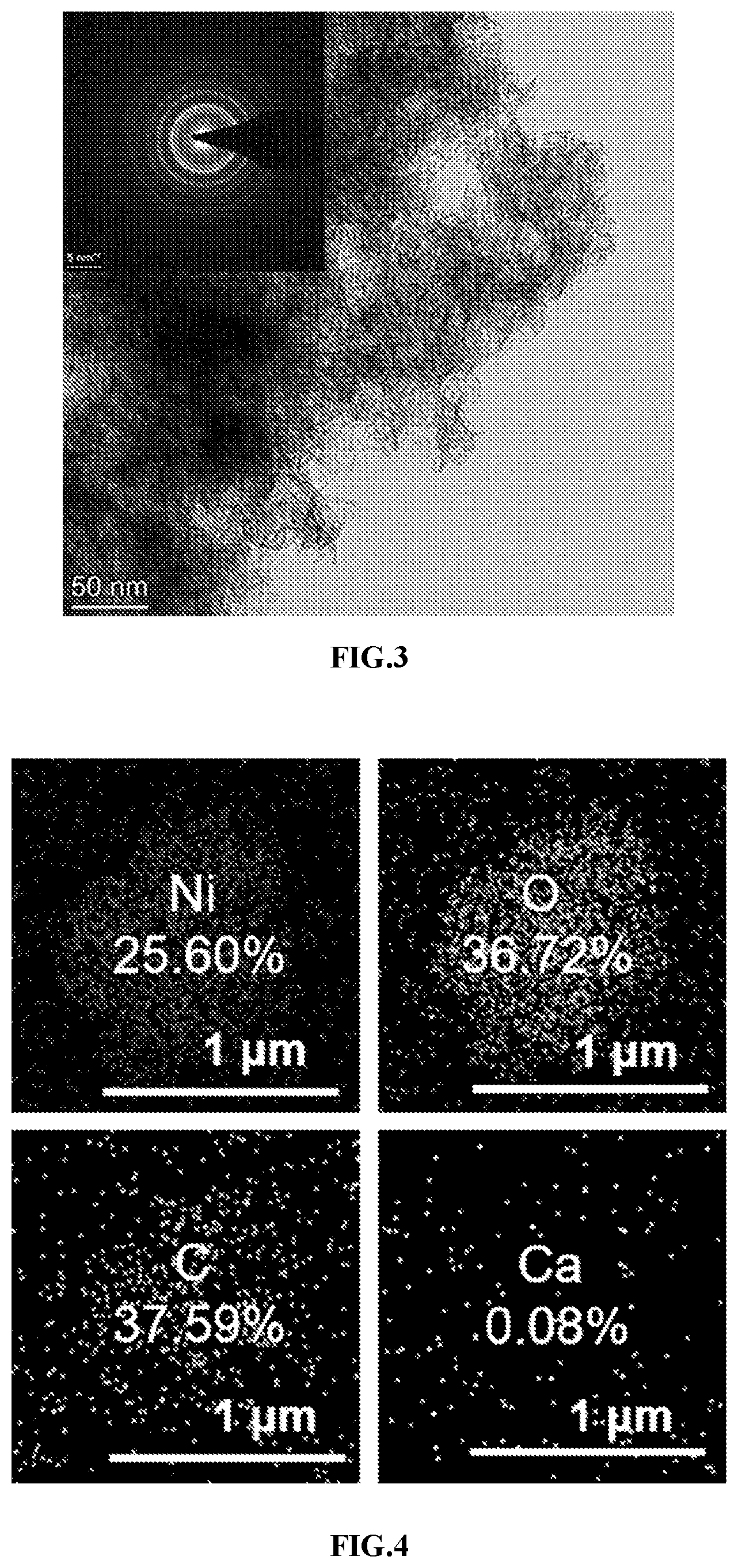 Patent US12129185 Figure 2 – Alpha-phase nickel hydroxide and preparation method and use thereof