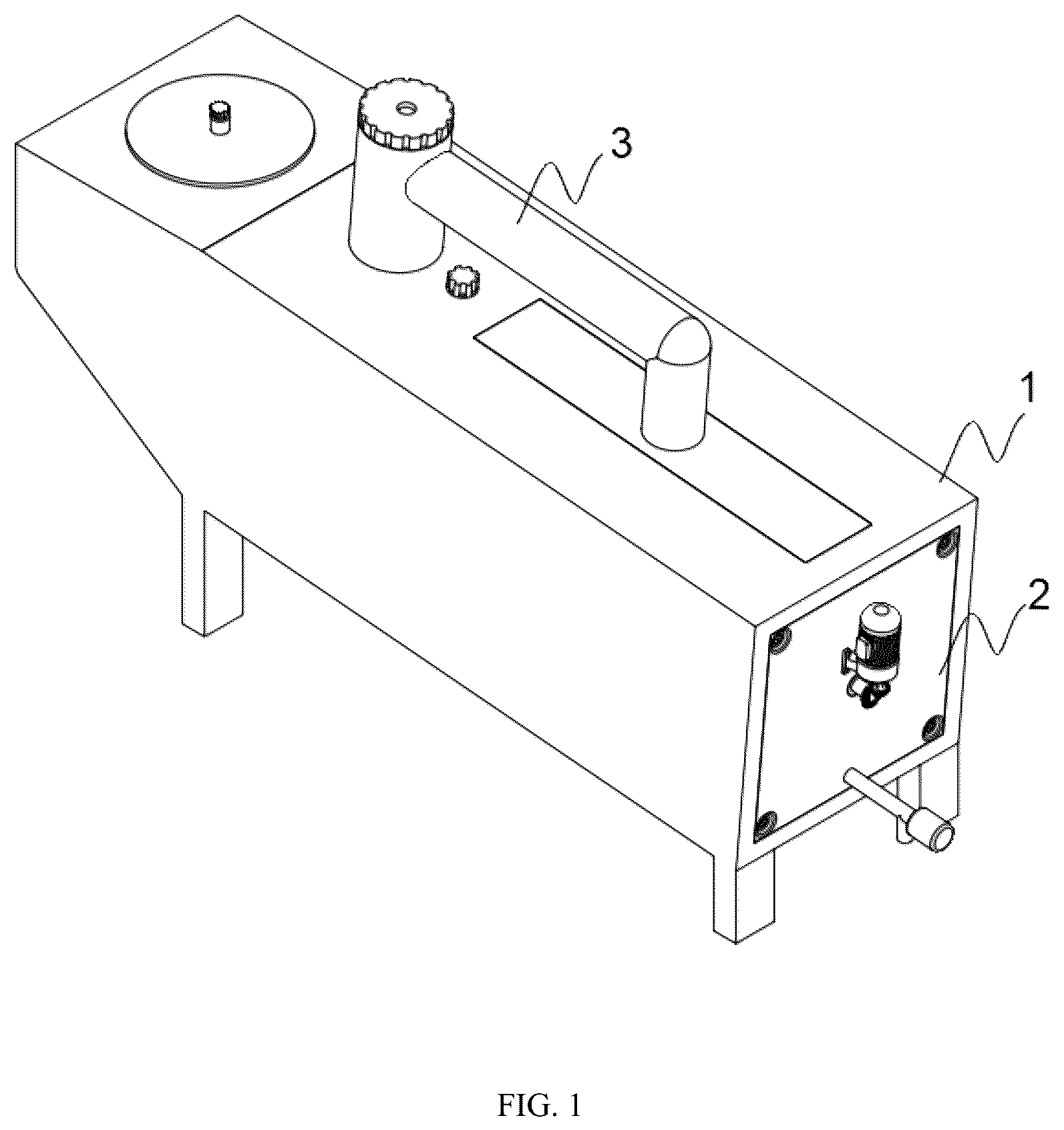 Patent US12129193 Figure 1 – Processing apparatus for treating acid mine wastewater using activated carbon-loaded microorganism