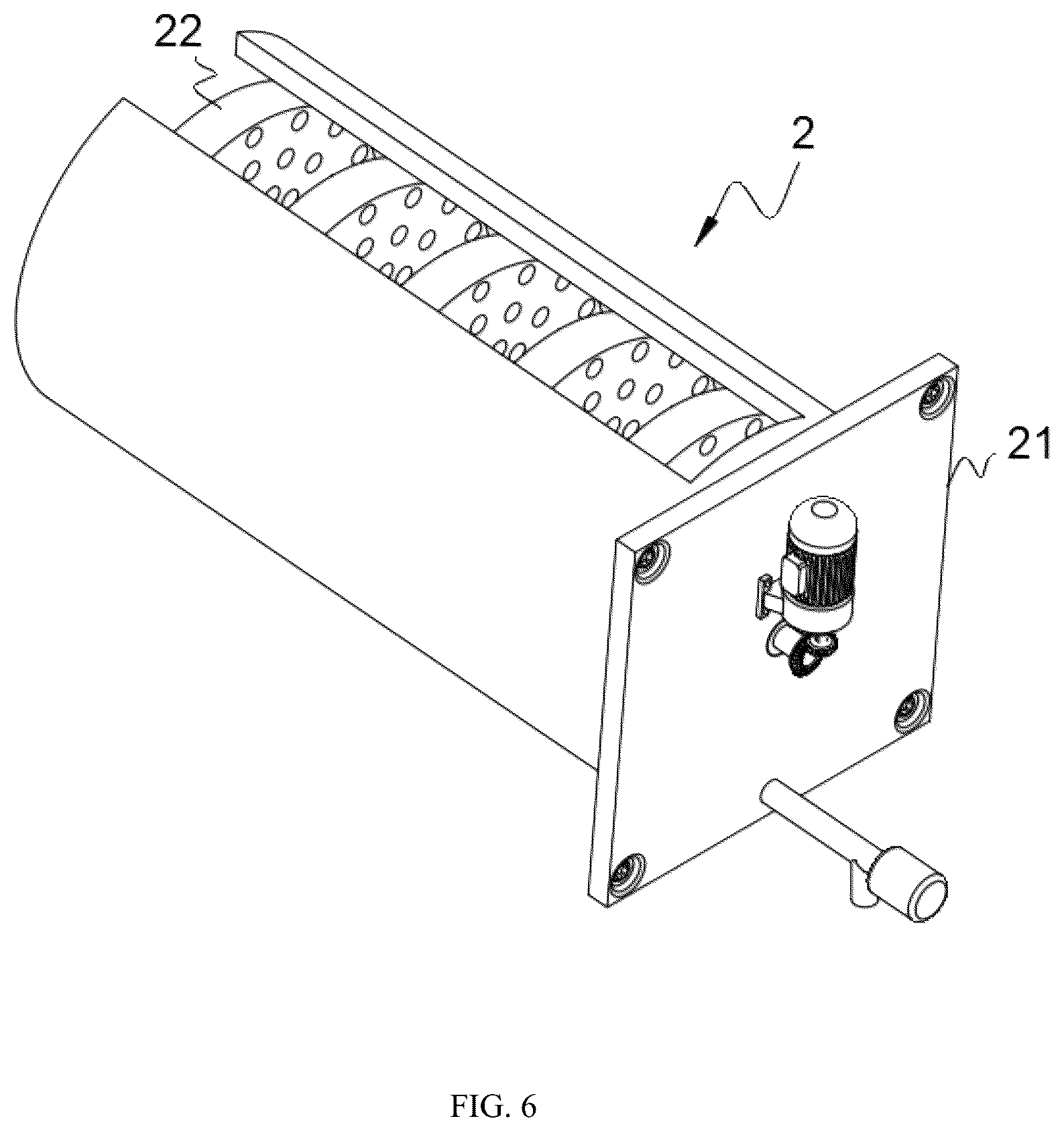 Patent US12129193 Figure 6 – Processing apparatus for treating acid mine wastewater using activated carbon-loaded microorganism