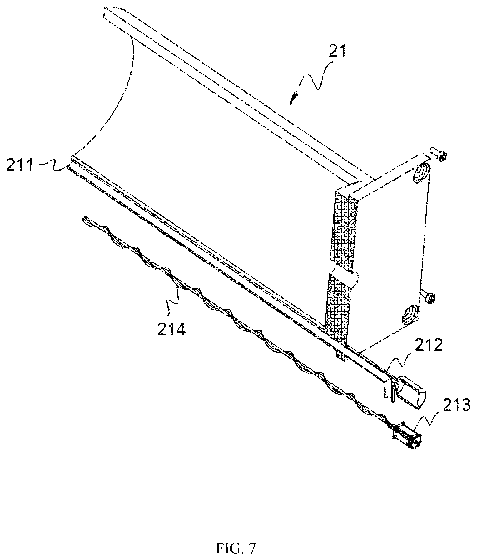 Patent US12129193 Figure 7 – Processing apparatus for treating acid mine wastewater using activated carbon-loaded microorganism
