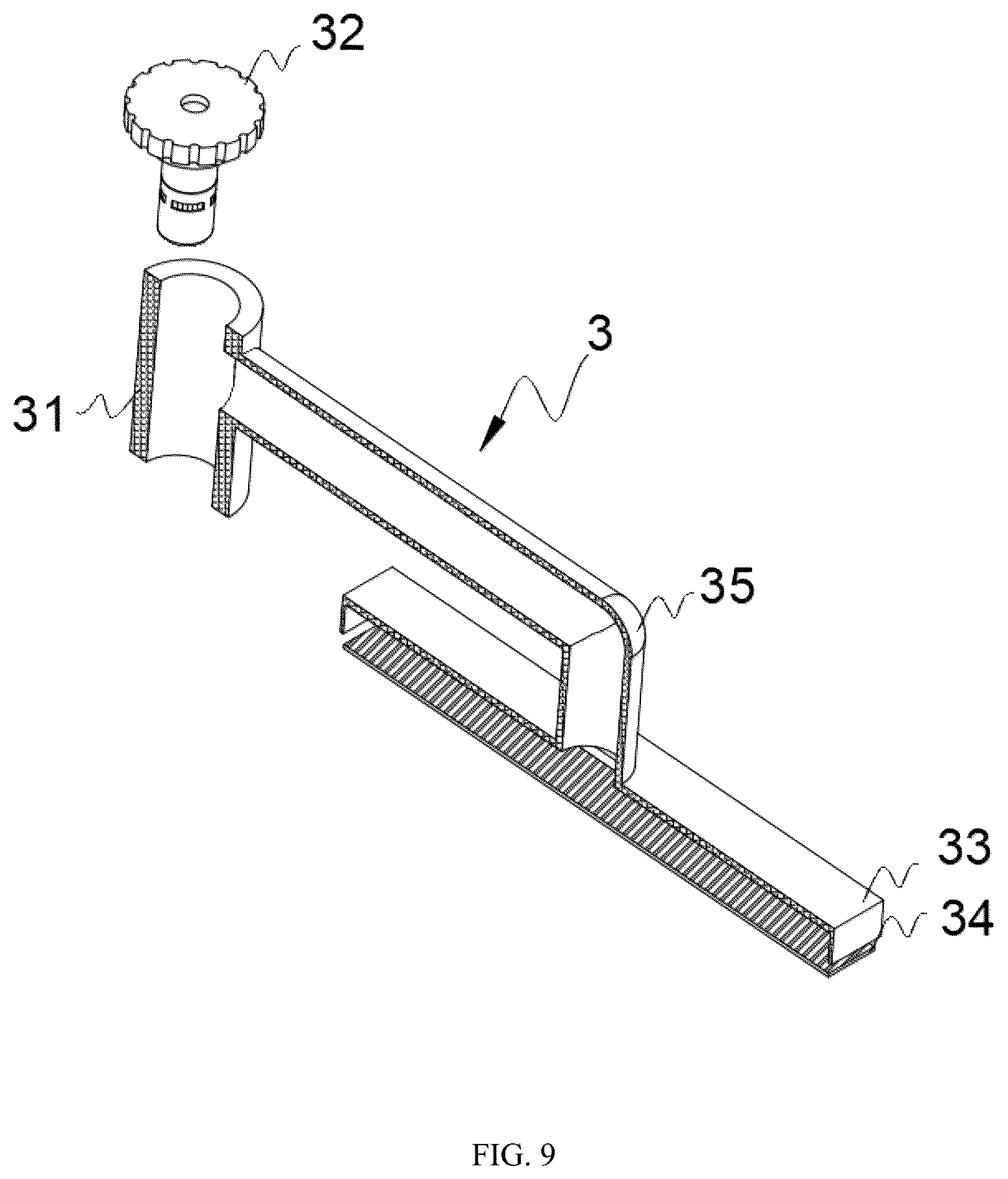 Patent US12129193 Figure 9 – Processing apparatus for treating acid mine wastewater using activated carbon-loaded microorganism