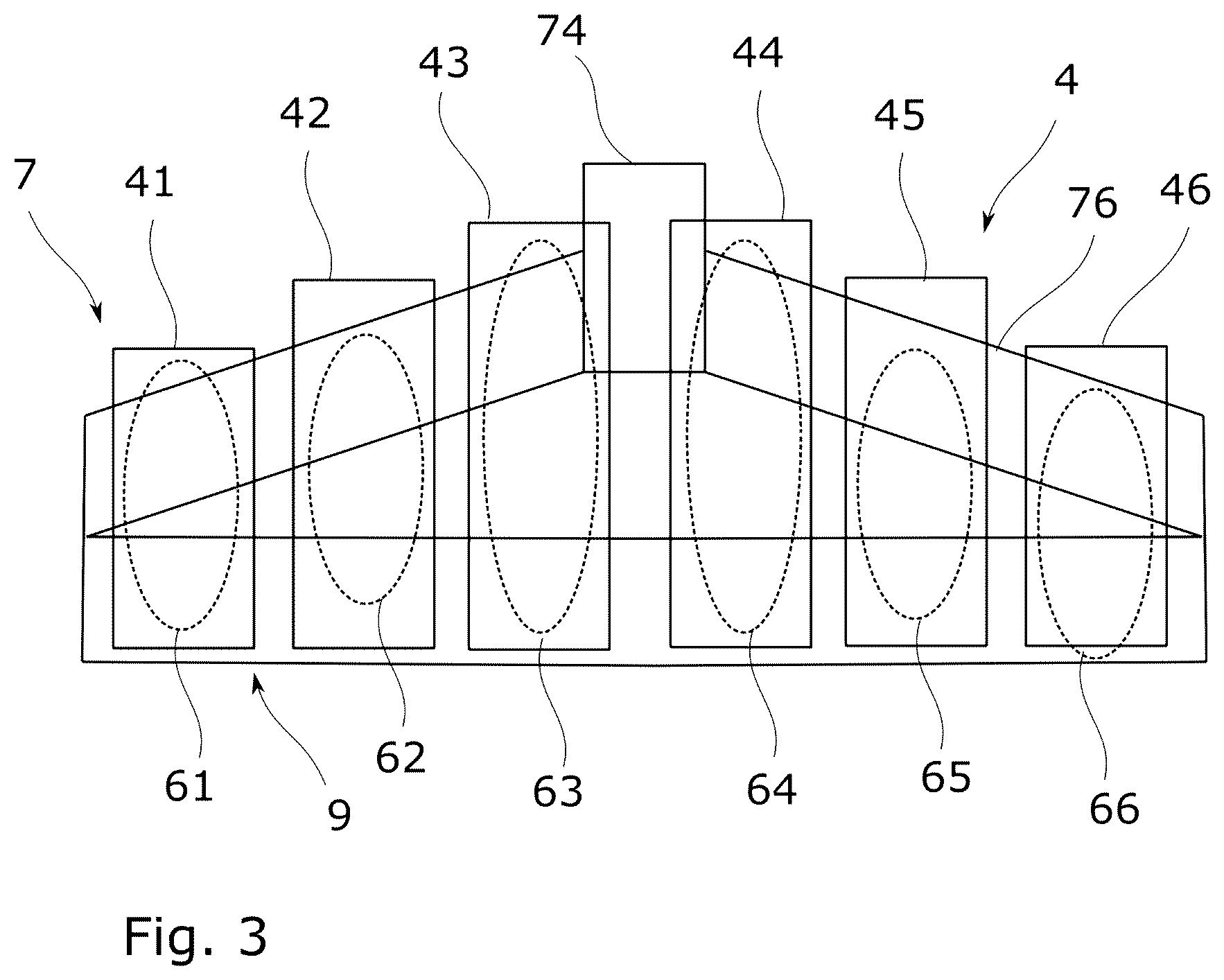 Patent US12129197 Figure 3 – Apparatus and method for producing glass ribbons