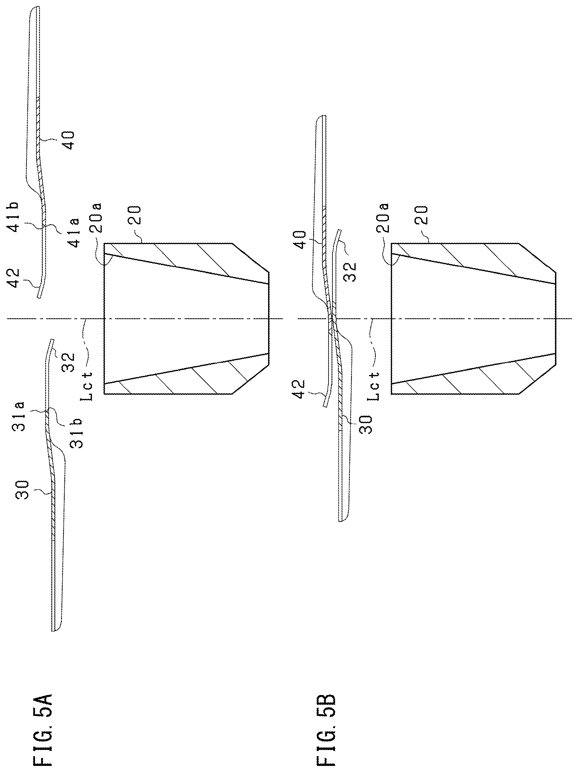 Patent US12129200 Figure 5 – Molten glass cutting apparatus and glass product manufacturing apparatus