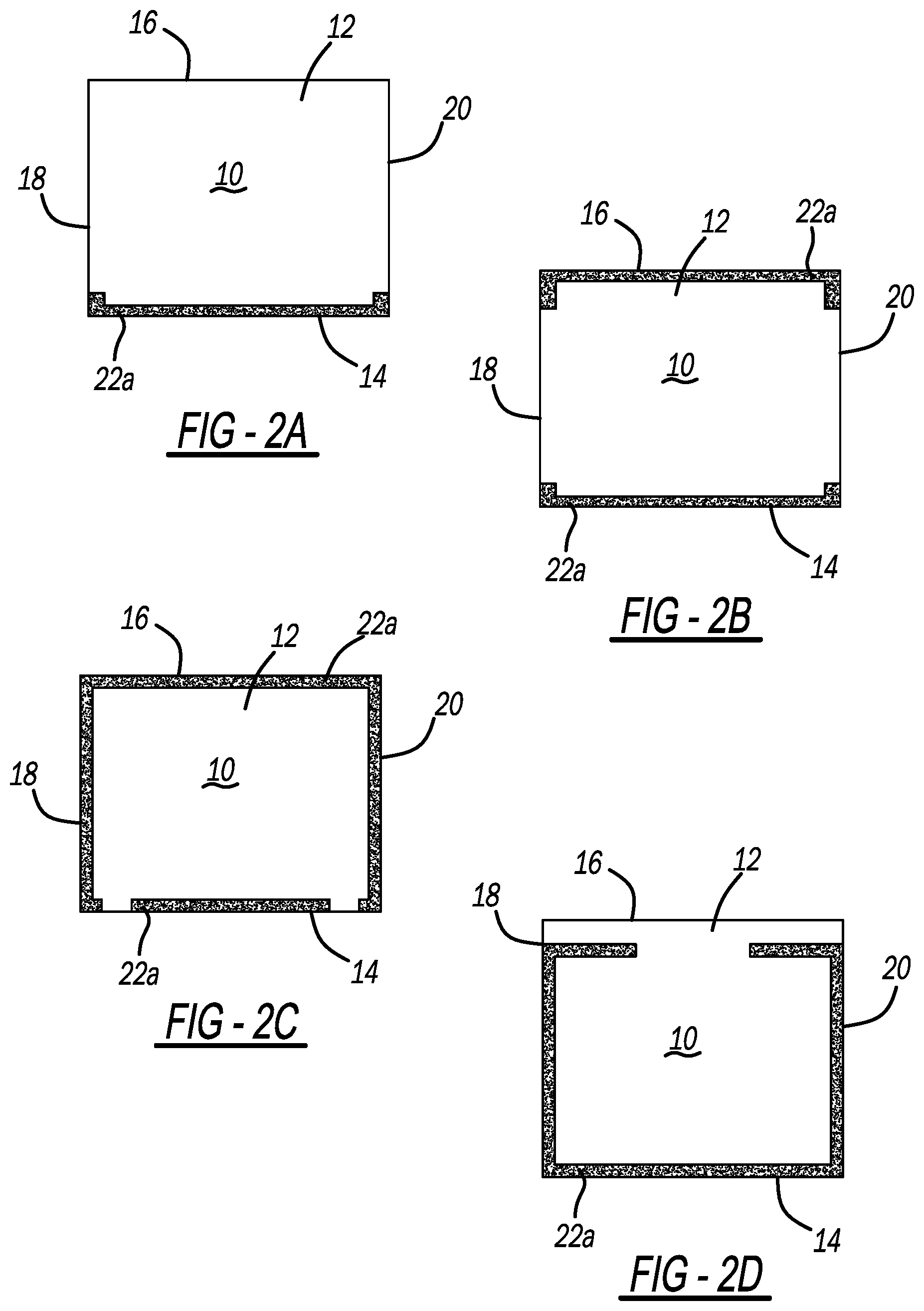 Patent US12129202 Figure 2 – Spill containment and management system for glass ceramic cooktop