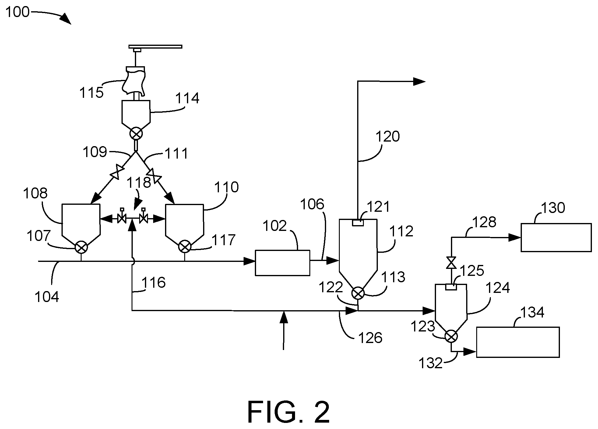 Patent US12129231 Figure 2 – Process and apparatus for scrubbing a hydrocarbon gas stream