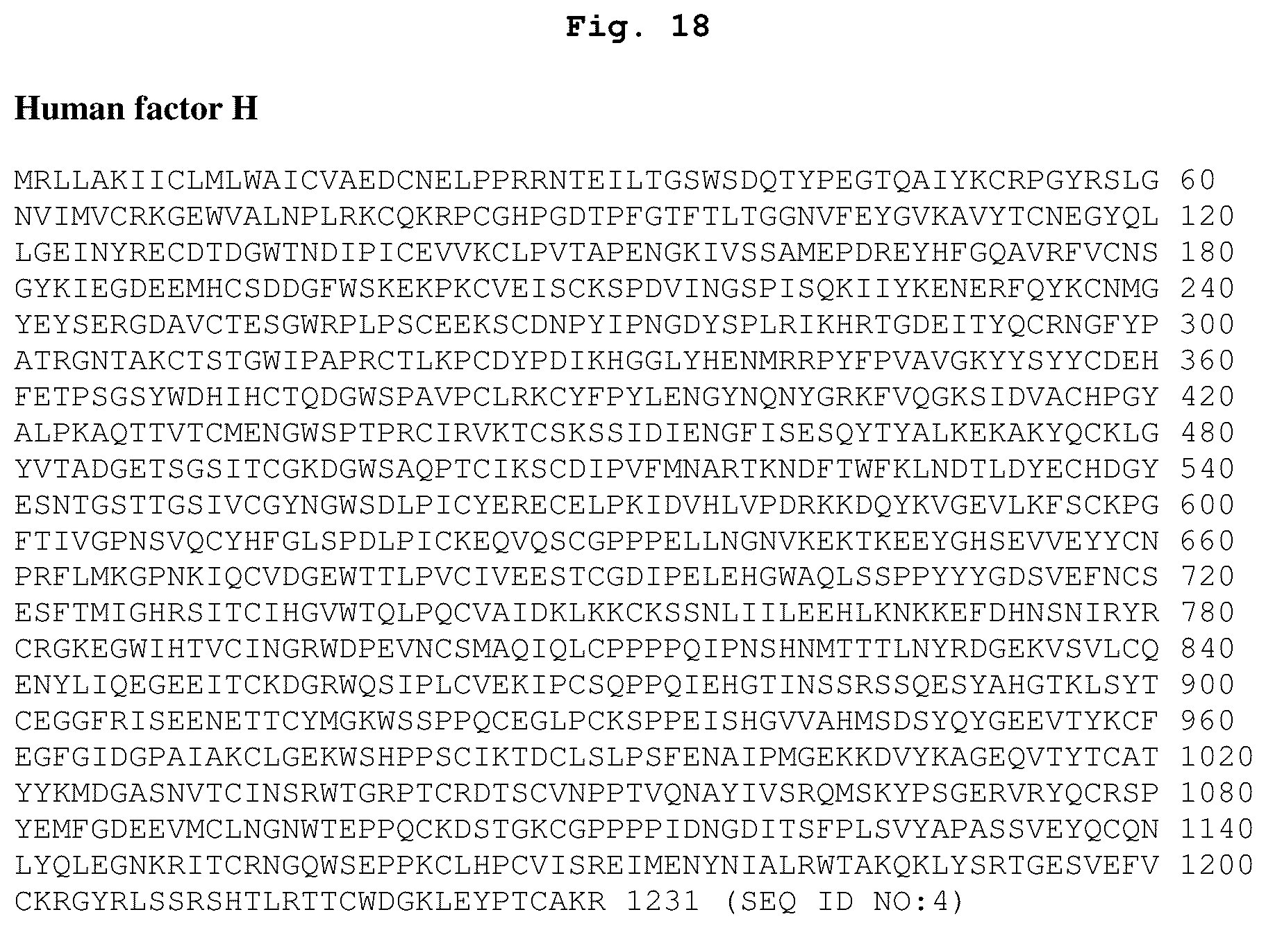 Patent US12129282 Figure 18 – Factor H binding protein variants and methods of use thereof