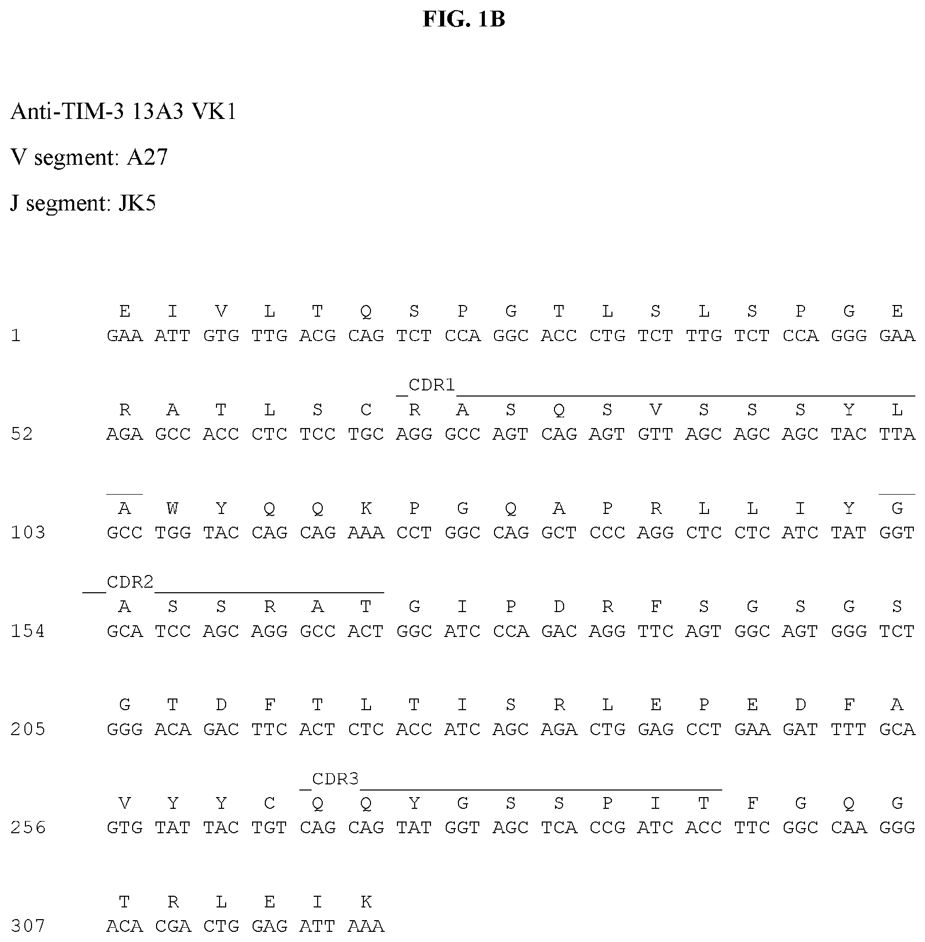 Patent US12129297 Figure 2 – Antibodies against TIM3 and uses thereof
