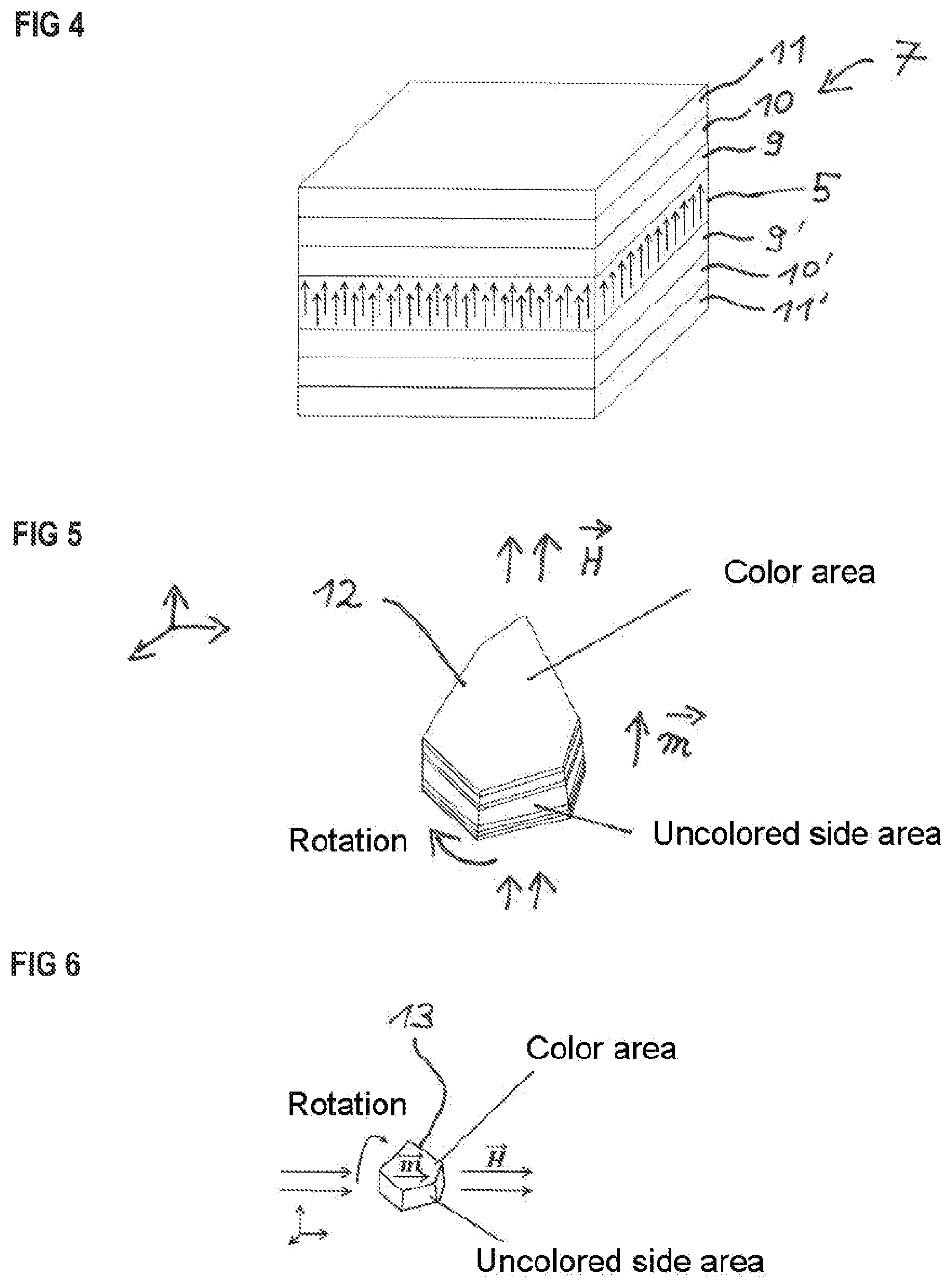 Patent US12129382 Figure 2 – Effect pigment, production method, value document and printing ink