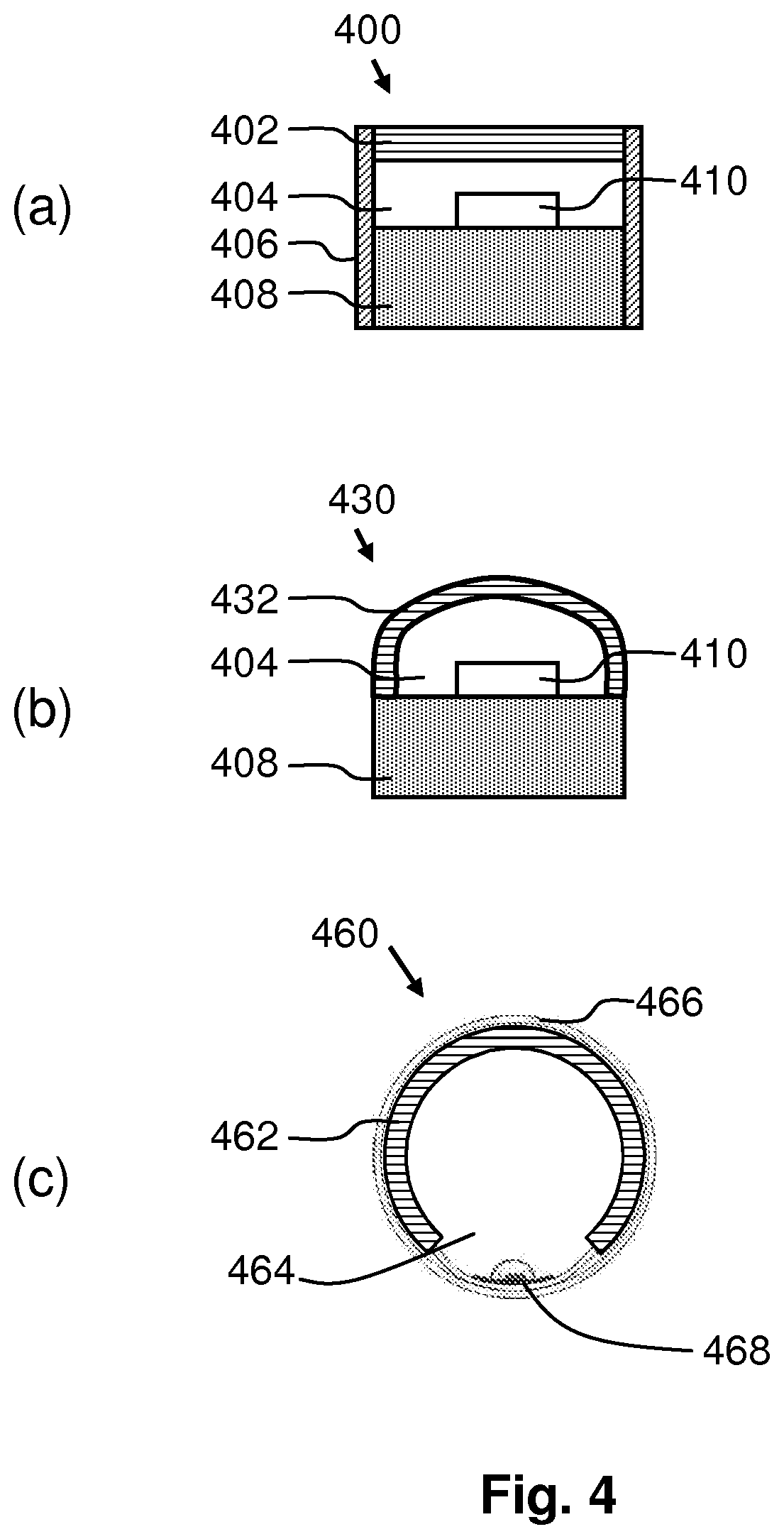 Patent US12129415 Figure 4 – Luminescent converter for a phosphor enhanced light source