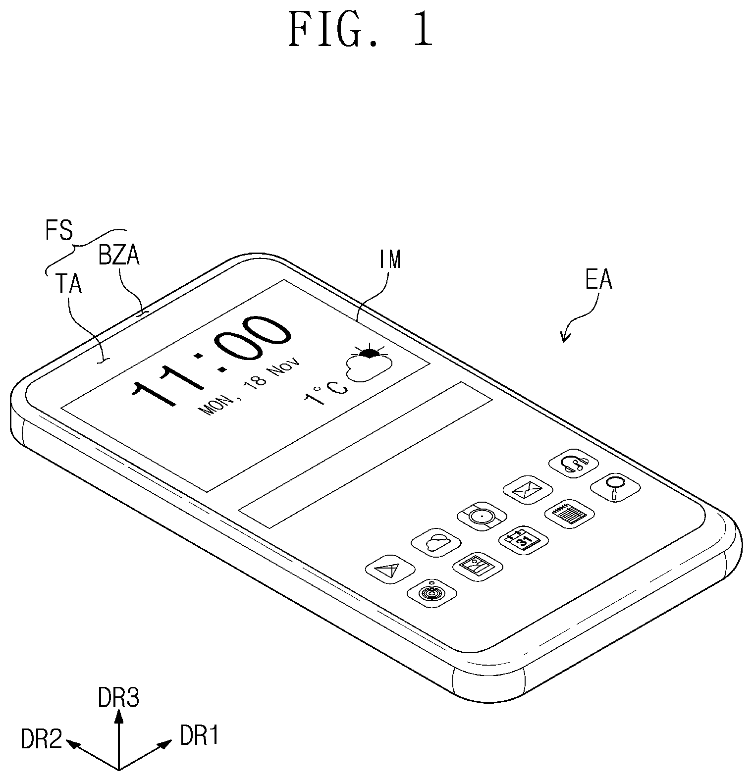 Patent US12129416 Figure 1 – Quantum dot composition, light emitting element, and method for manufacturing the same