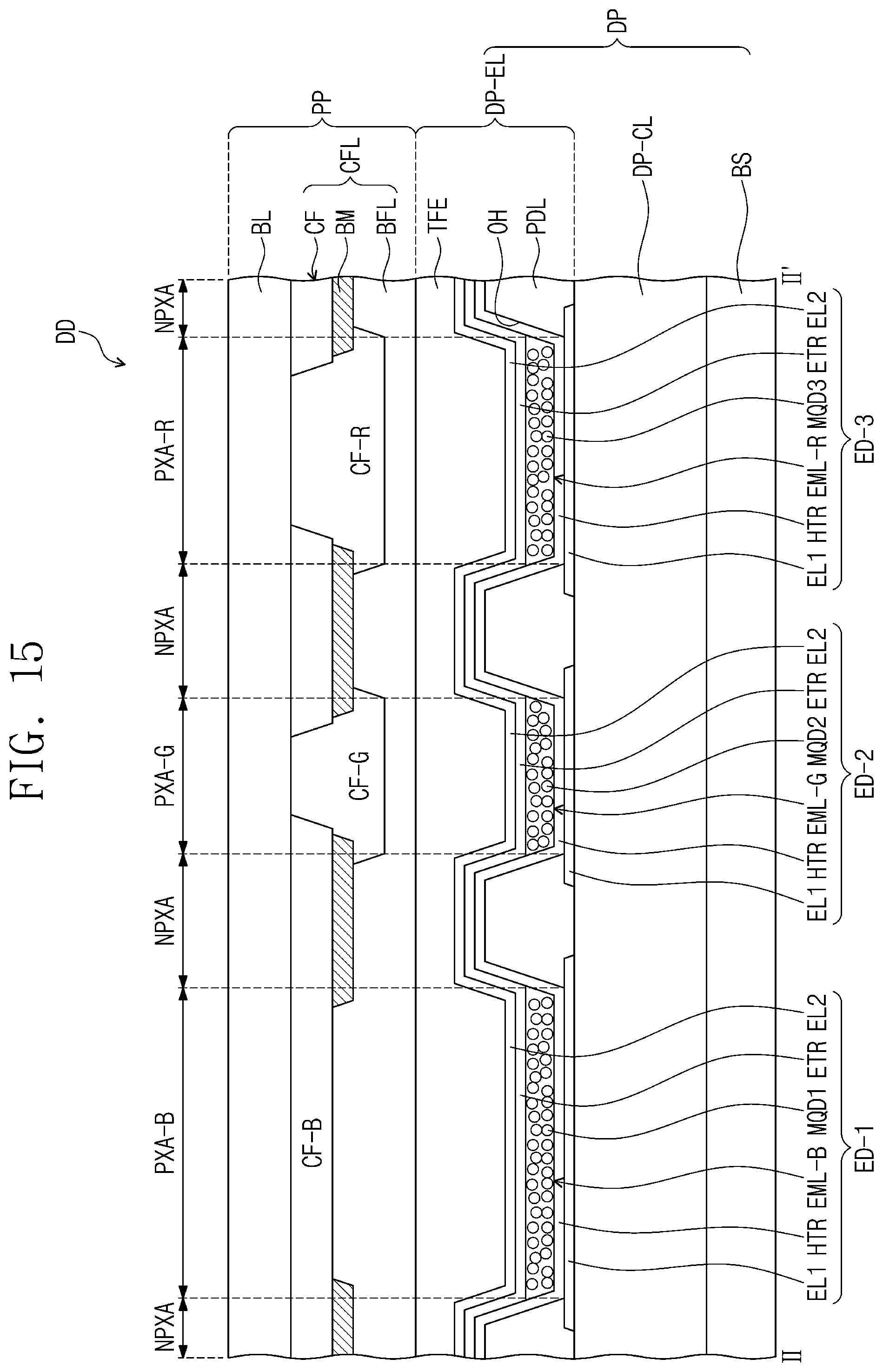 Patent US12129416 Figure 12 – Quantum dot composition, light emitting element, and method for manufacturing the same