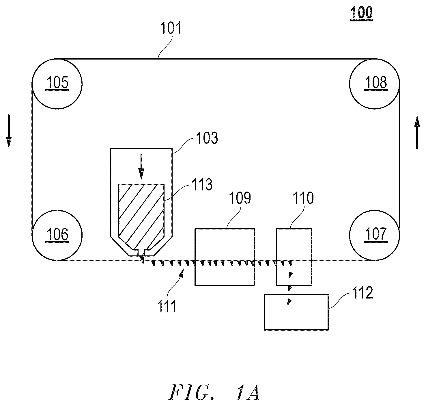 Patent US12129422 — Abrasive articles and methods of forming same — Figure 1