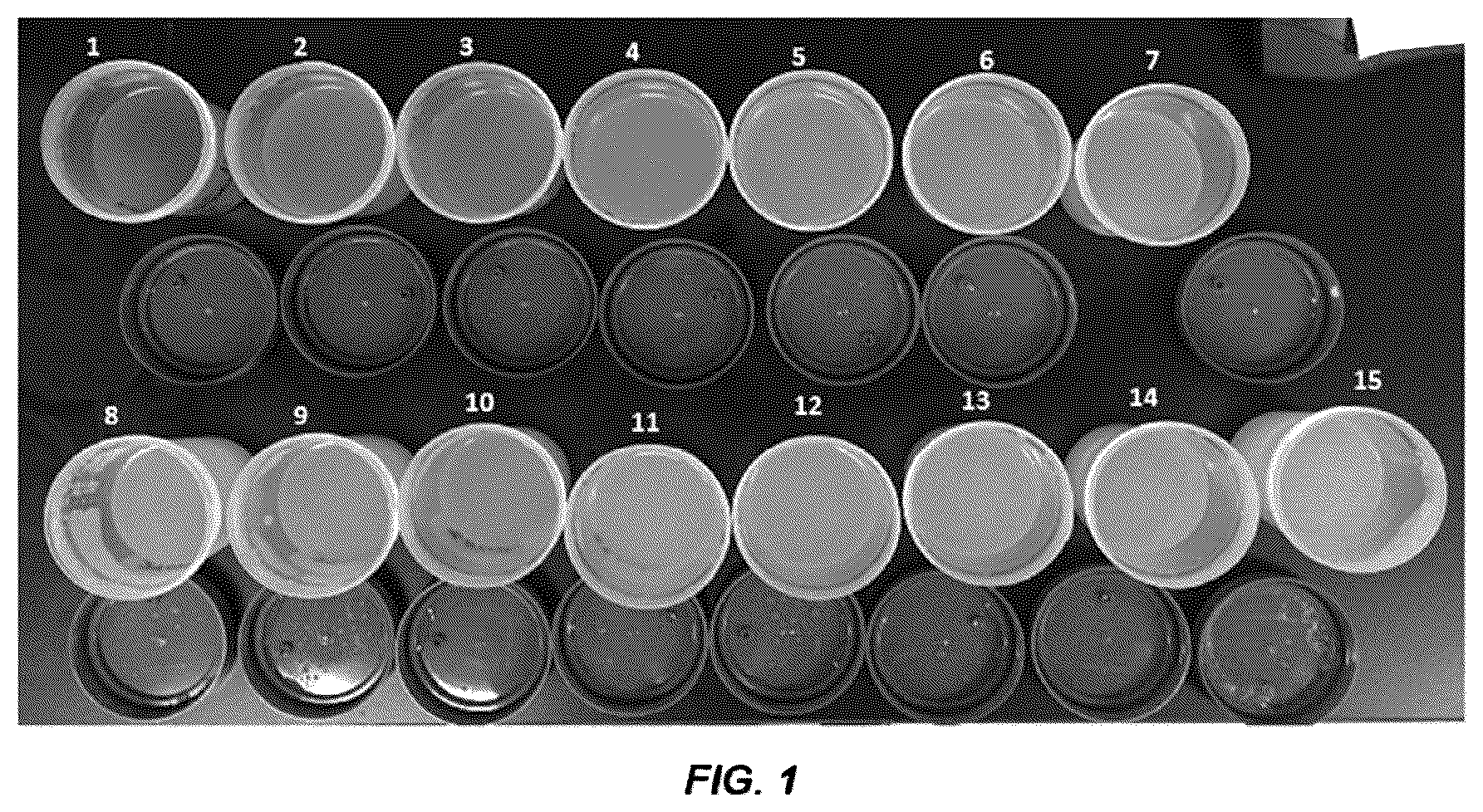 Patent US12129449 Figure 1 – Color changing detergent compositions and methods of use