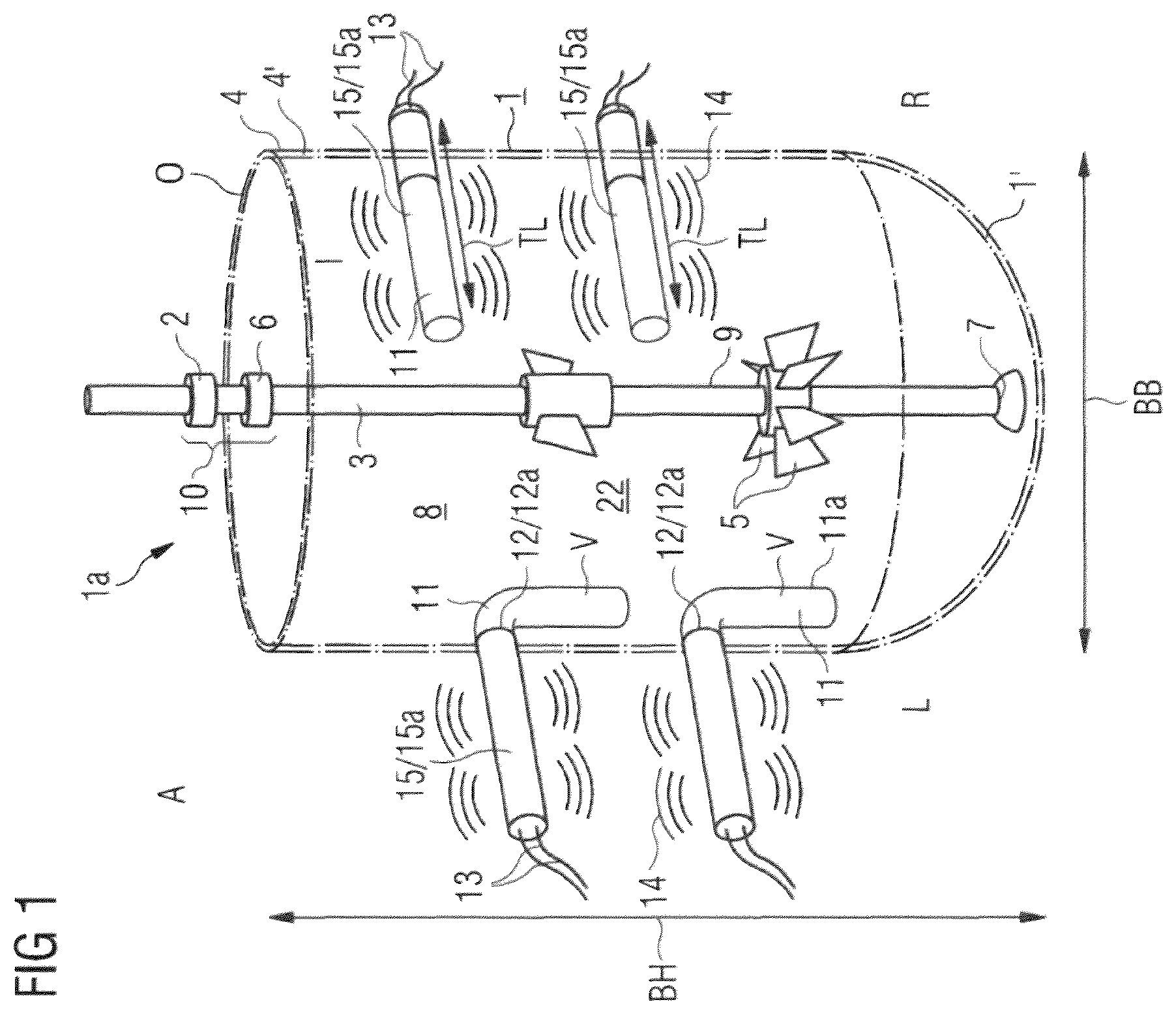 Patent US12129457 Figure 1 – Illumination for a photobioreactor
