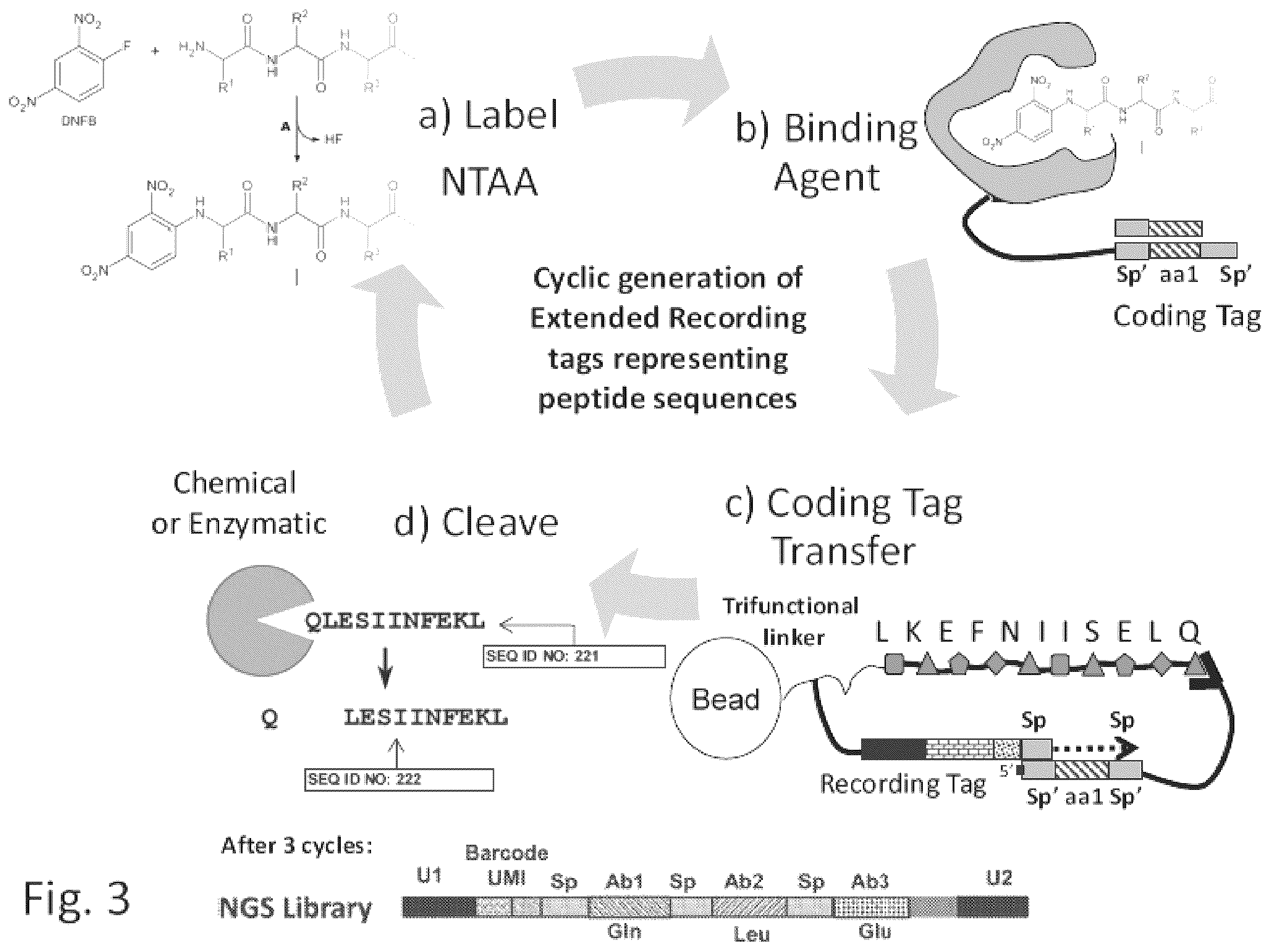 Patent US12129463 Figure 7 – Methods and kits using nucleic acid encoding and/or label
