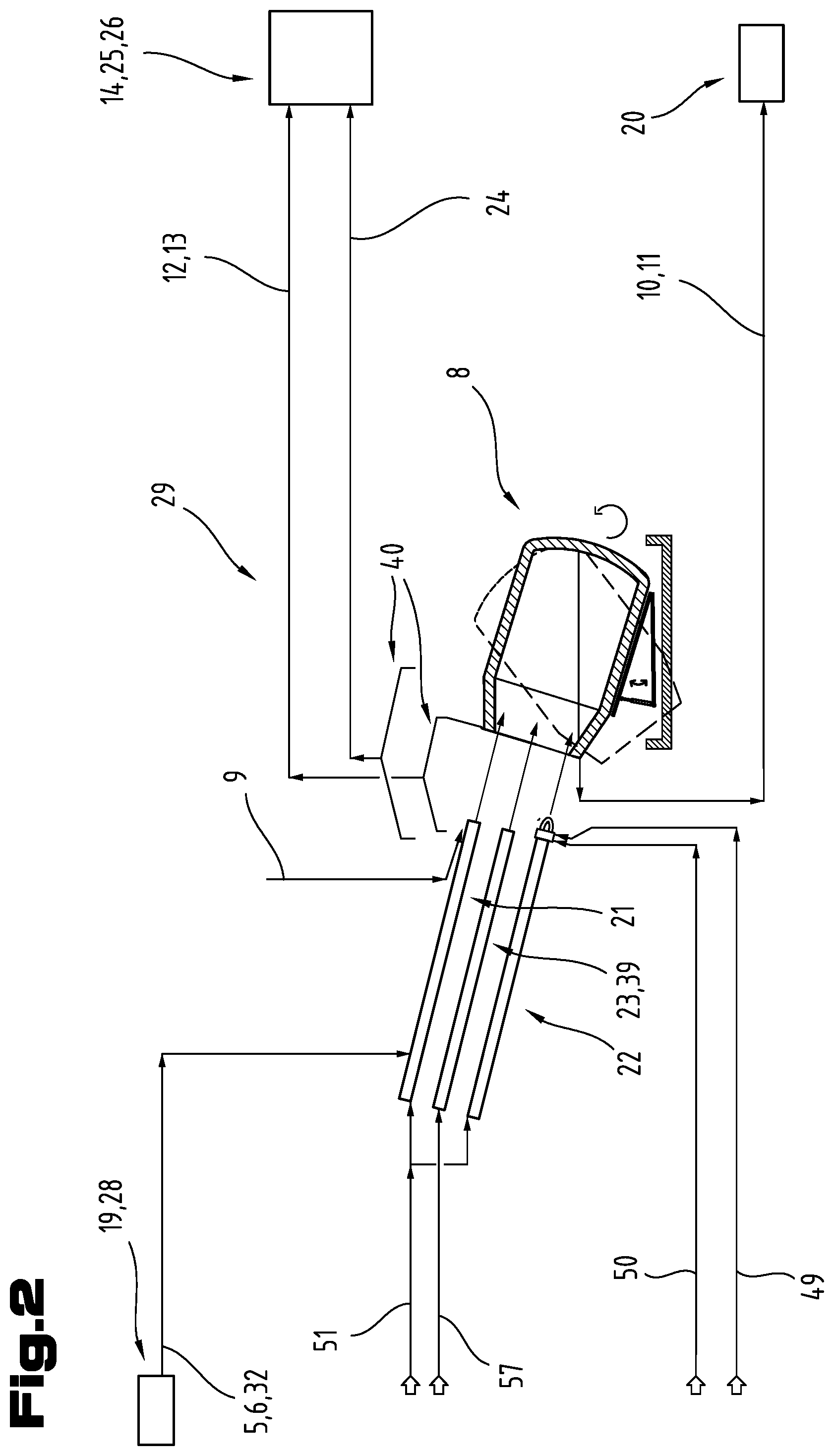 Patent US12129528 Figure 2 – Method and industrial plant for seperating a waste material