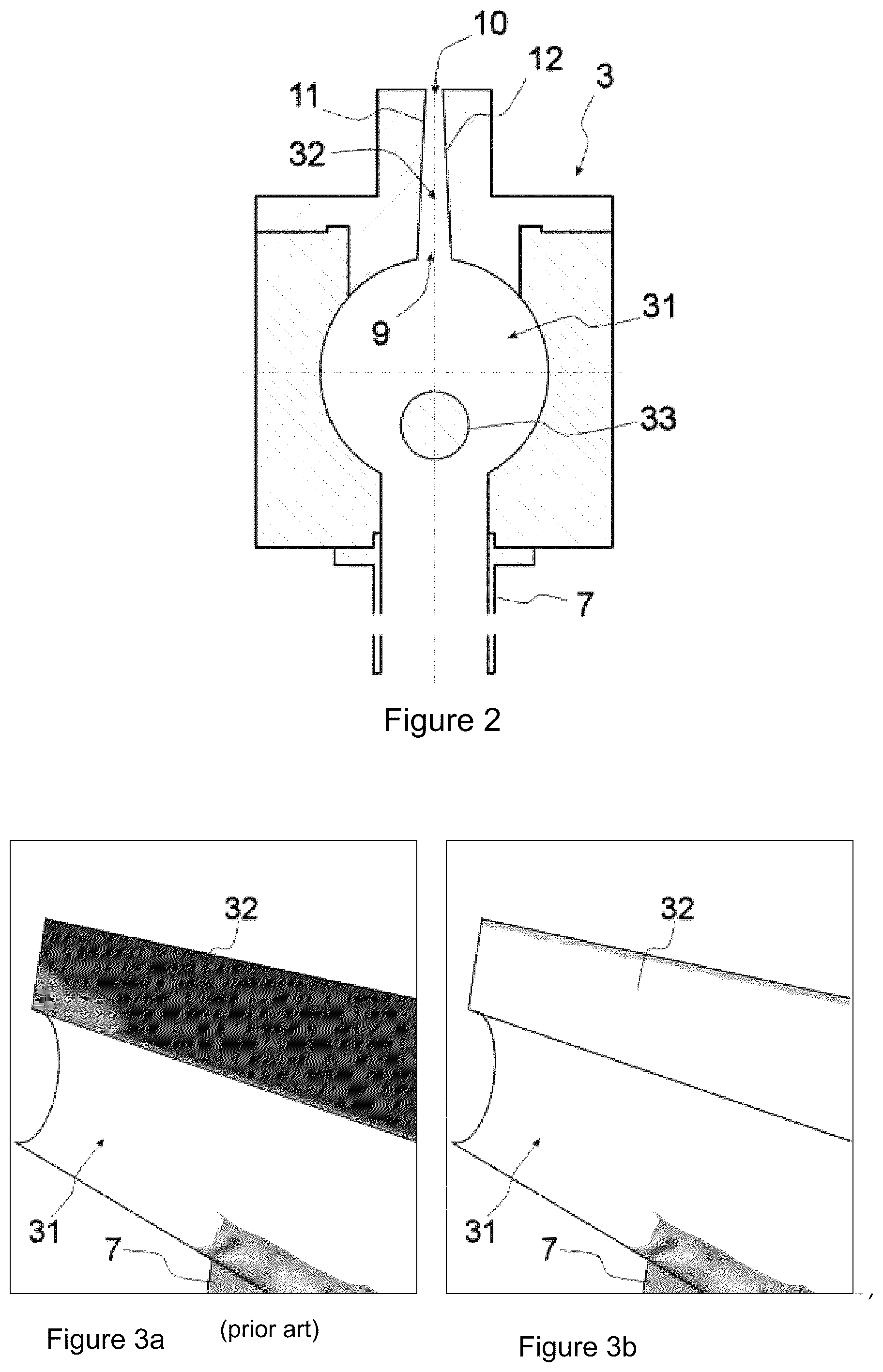 Patent US12129542 Figure 2 – Vacuum deposition facility and method for coating a substrate with transverse repartition chamber