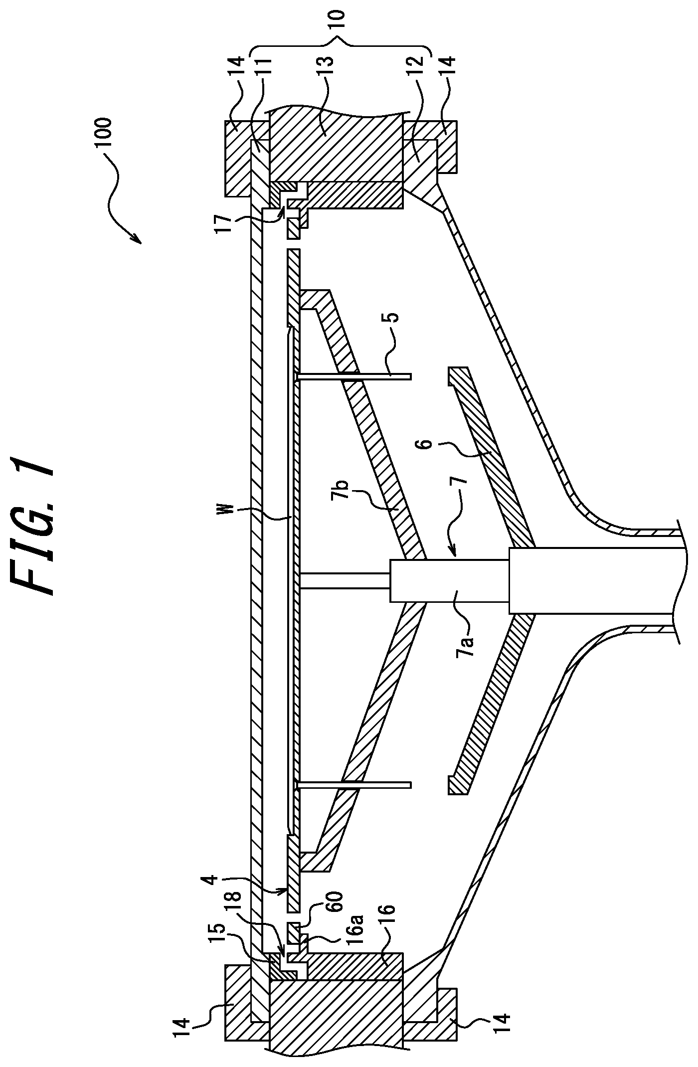 Patent US12129543 Figure 1 – Epitaxial growth apparatus and method of producing epitaxial wafer