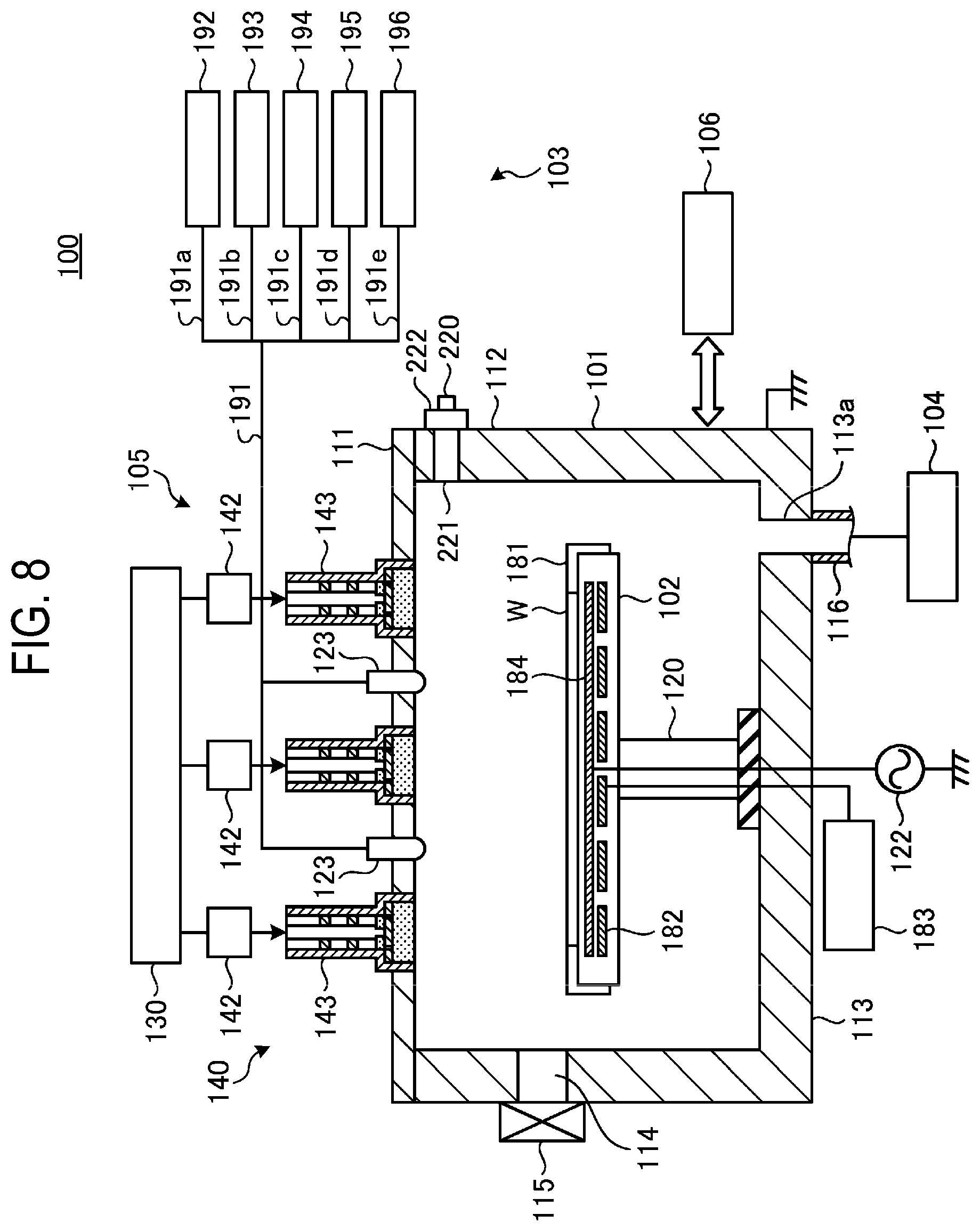 Patent US12129544 Figure 8 – Cleaning method and plasma treatment device
