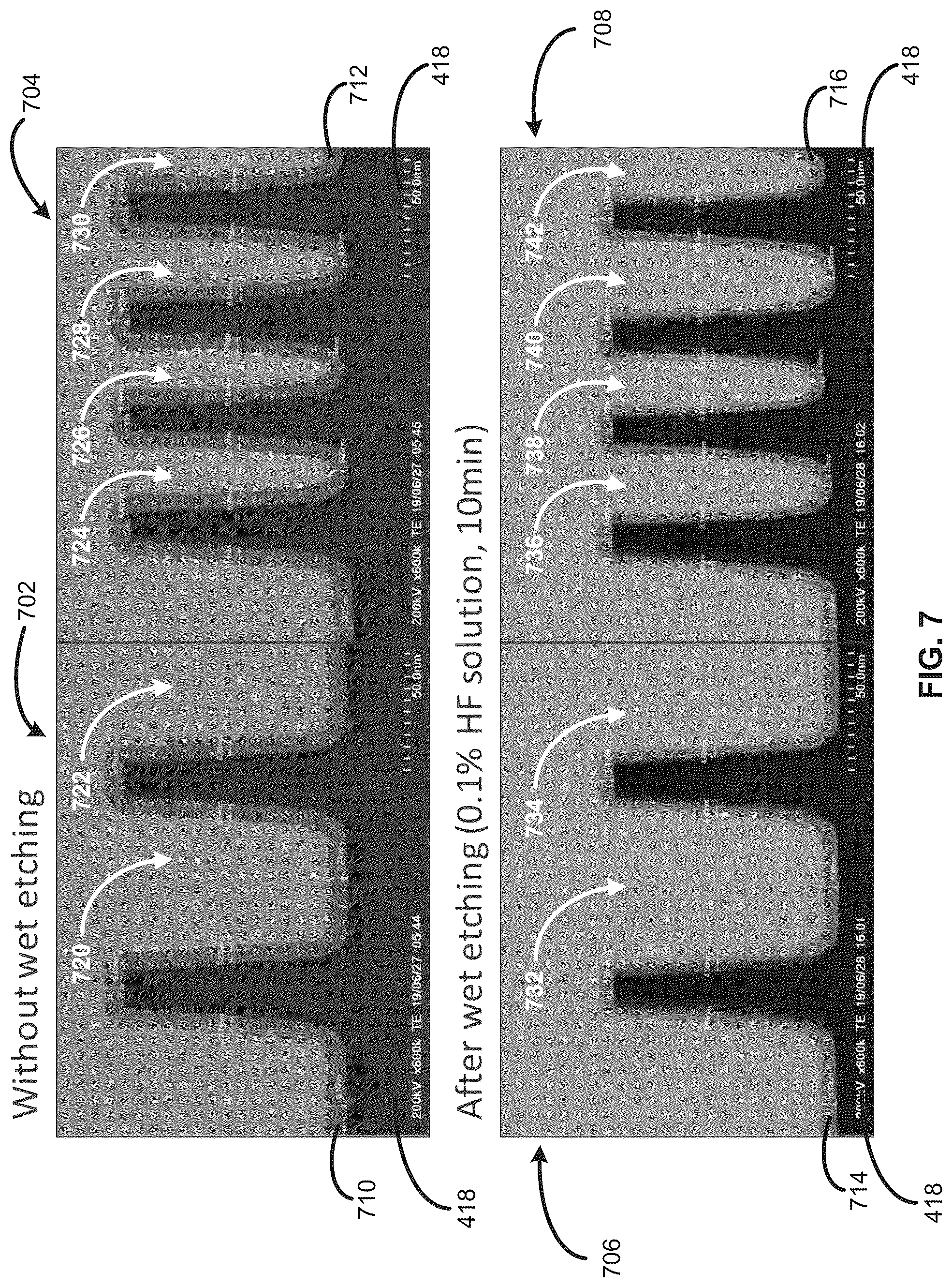Patent US12129548 Figure 7 – Method of forming structures using a neutral beam